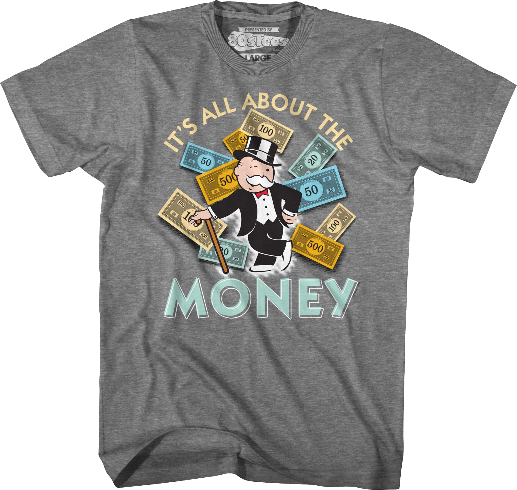 It's All About The Money Monopoly T-Shirt It's All About The Money Monopoly T-Shirt