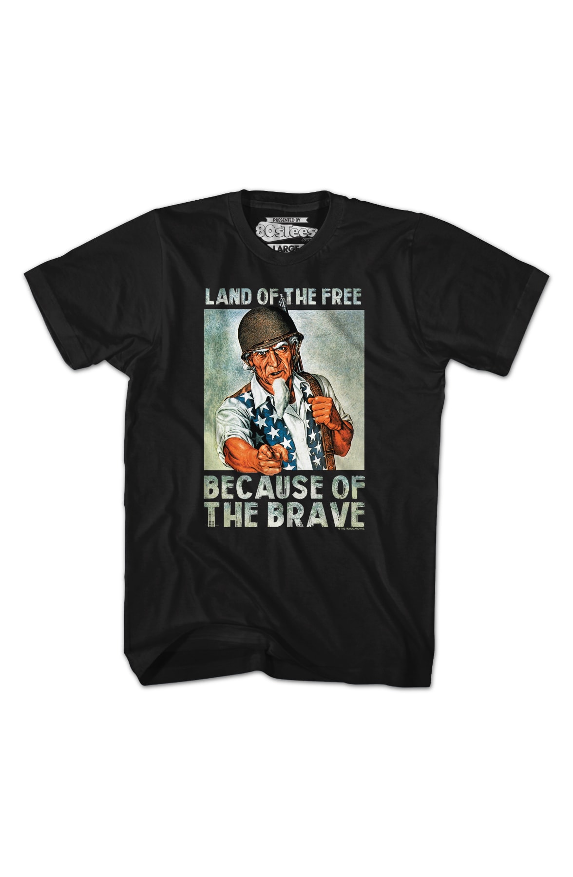 Land Of The Free Because Of The Brave T-Shirt Land Of The Free Because Of The Brave T-Shirt