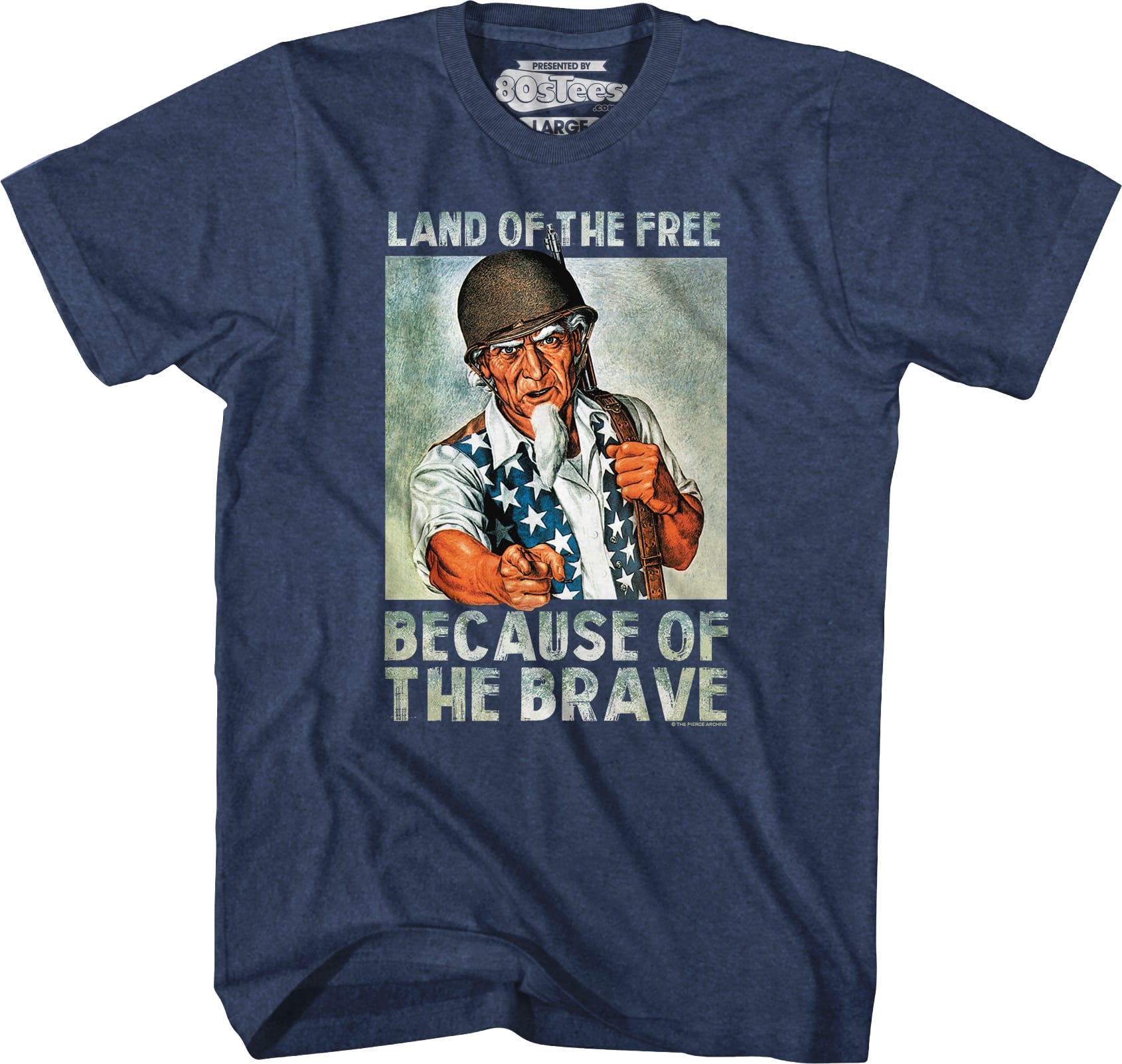 Land Of The Free Because Of The Brave T-Shirt Land Of The Free Because Of The Brave T-Shirt