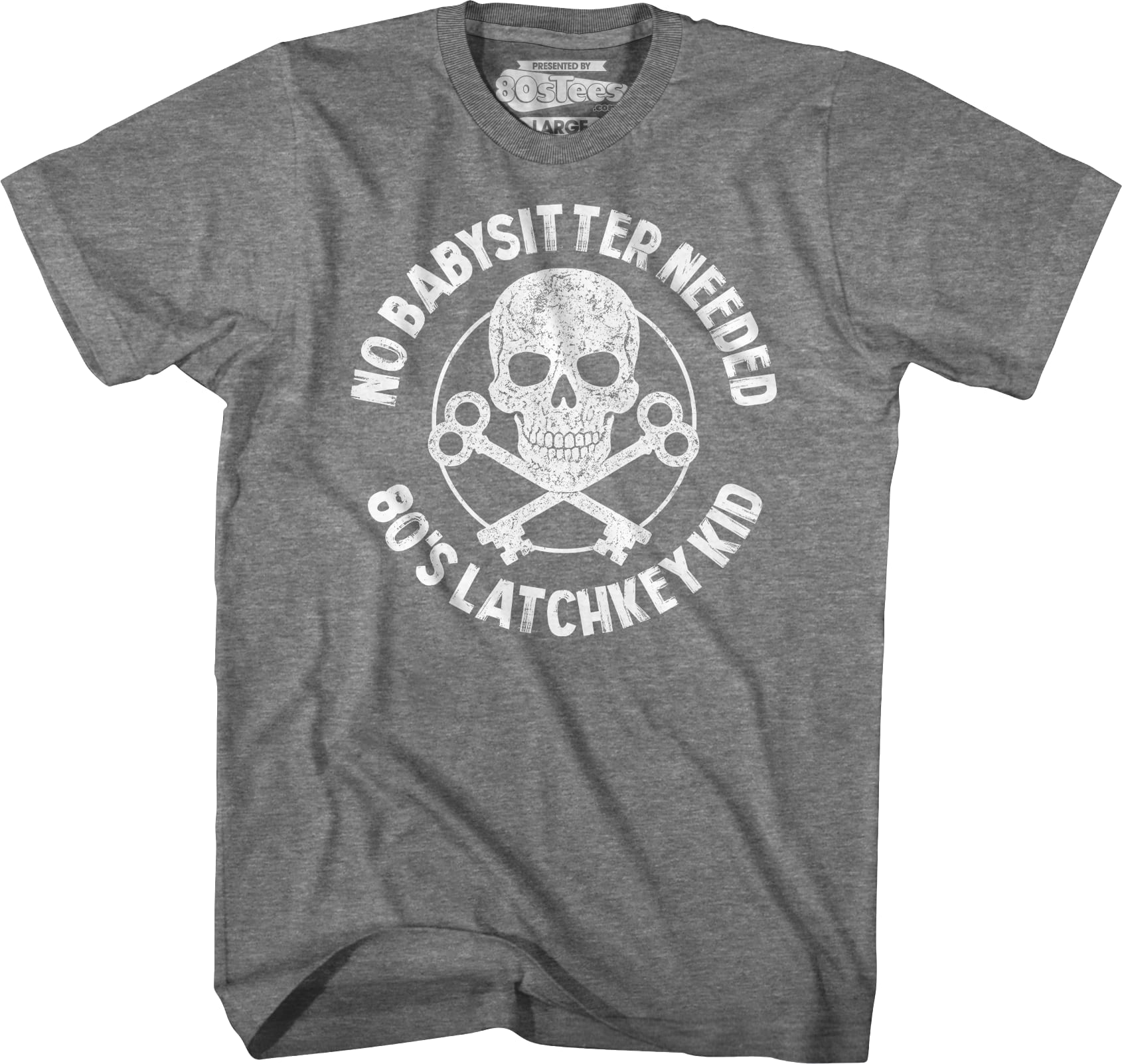 No Babysitter Needed 80's Latchkey Kid T-Shirt