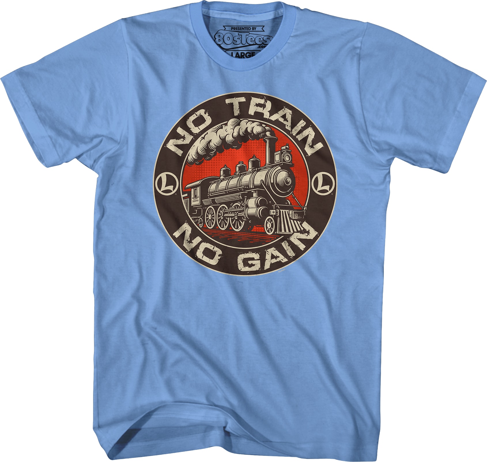 No Train No Gain Lionel Trains T-Shirt