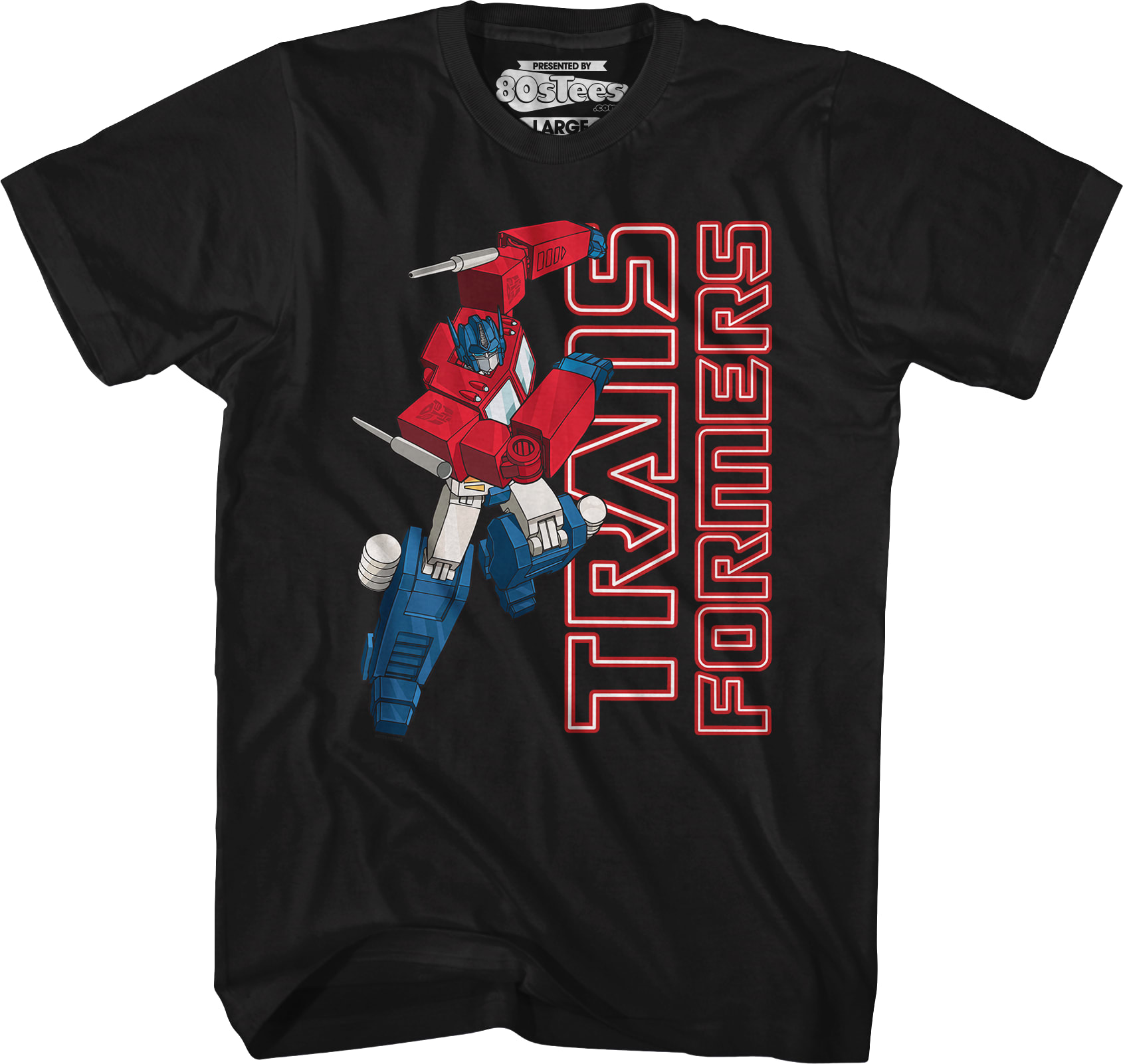 Optimus Prime Attack Pose Transformers T-Shirt