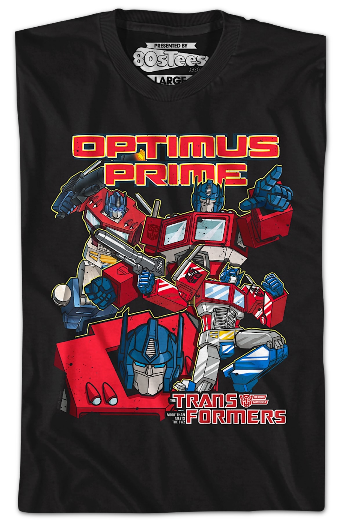 Optimus Prime Collage Transformers T-Shirt Optimus Prime Collage Transformers T-Shirt