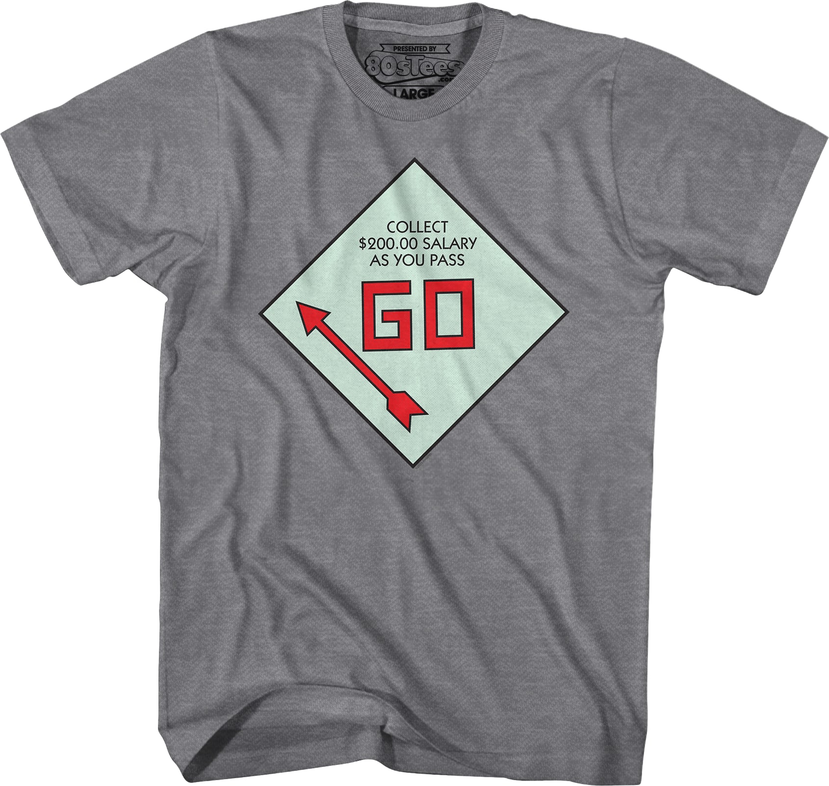 Pass Go Monopoly T-Shirt Pass Go Monopoly T-Shirt