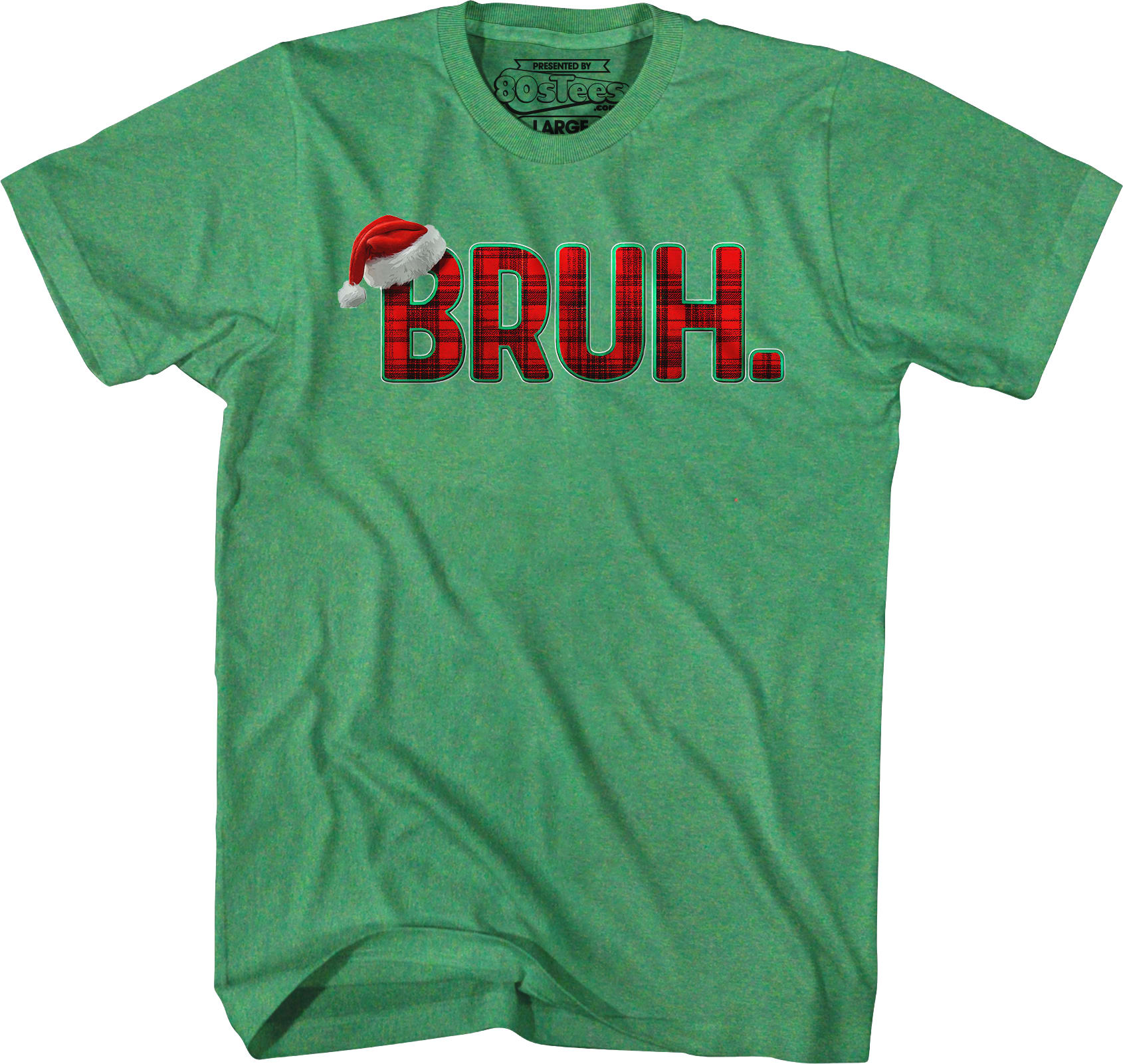 Plaid Bruh Christmas T-Shirt