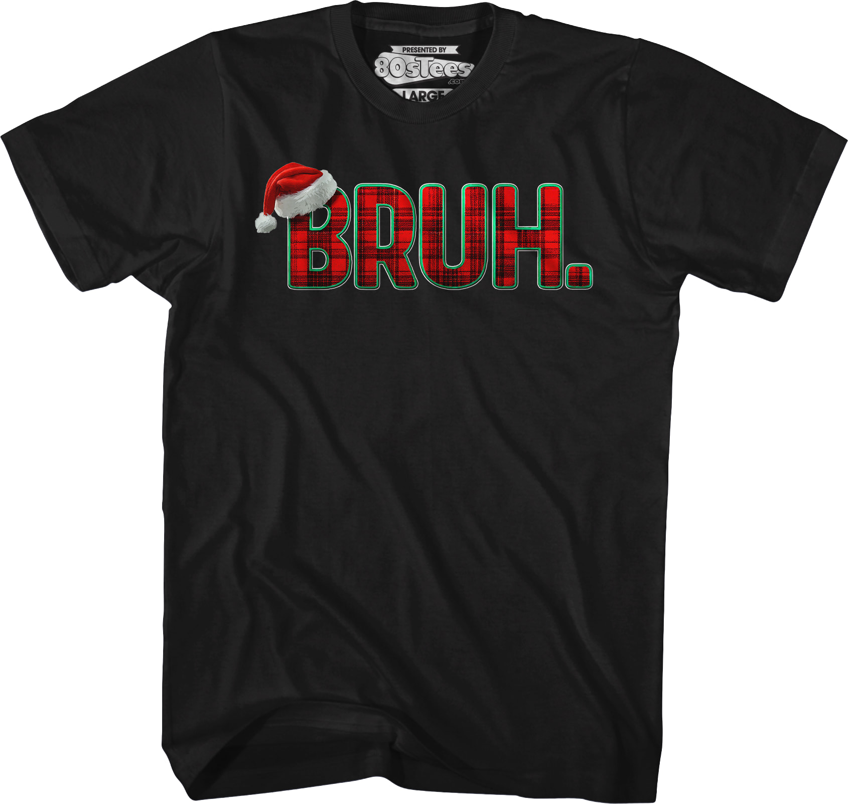 Plaid Bruh Christmas T-Shirt
