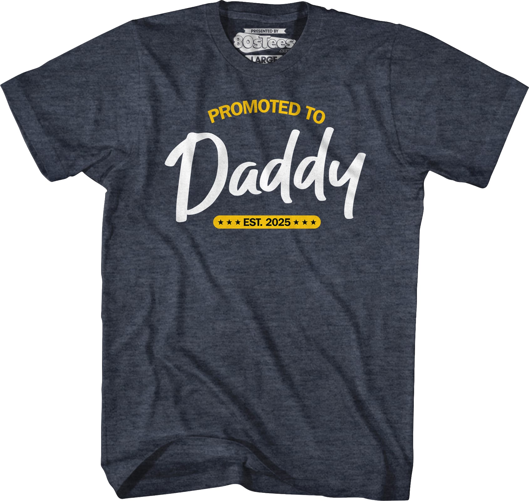 Promoted To Daddy Est. 2025 T-Shirt