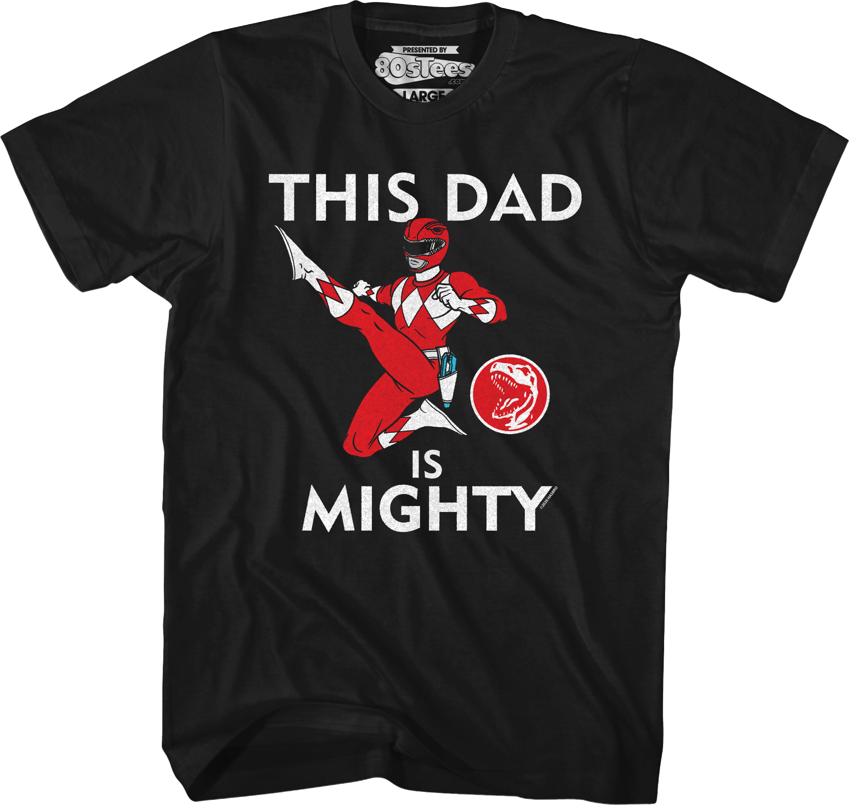 Red Ranger This Dad Mighty Morphin Power Rangers T-Shirt Red Ranger This Dad Mighty Morphin Power Rangers T-Shirt