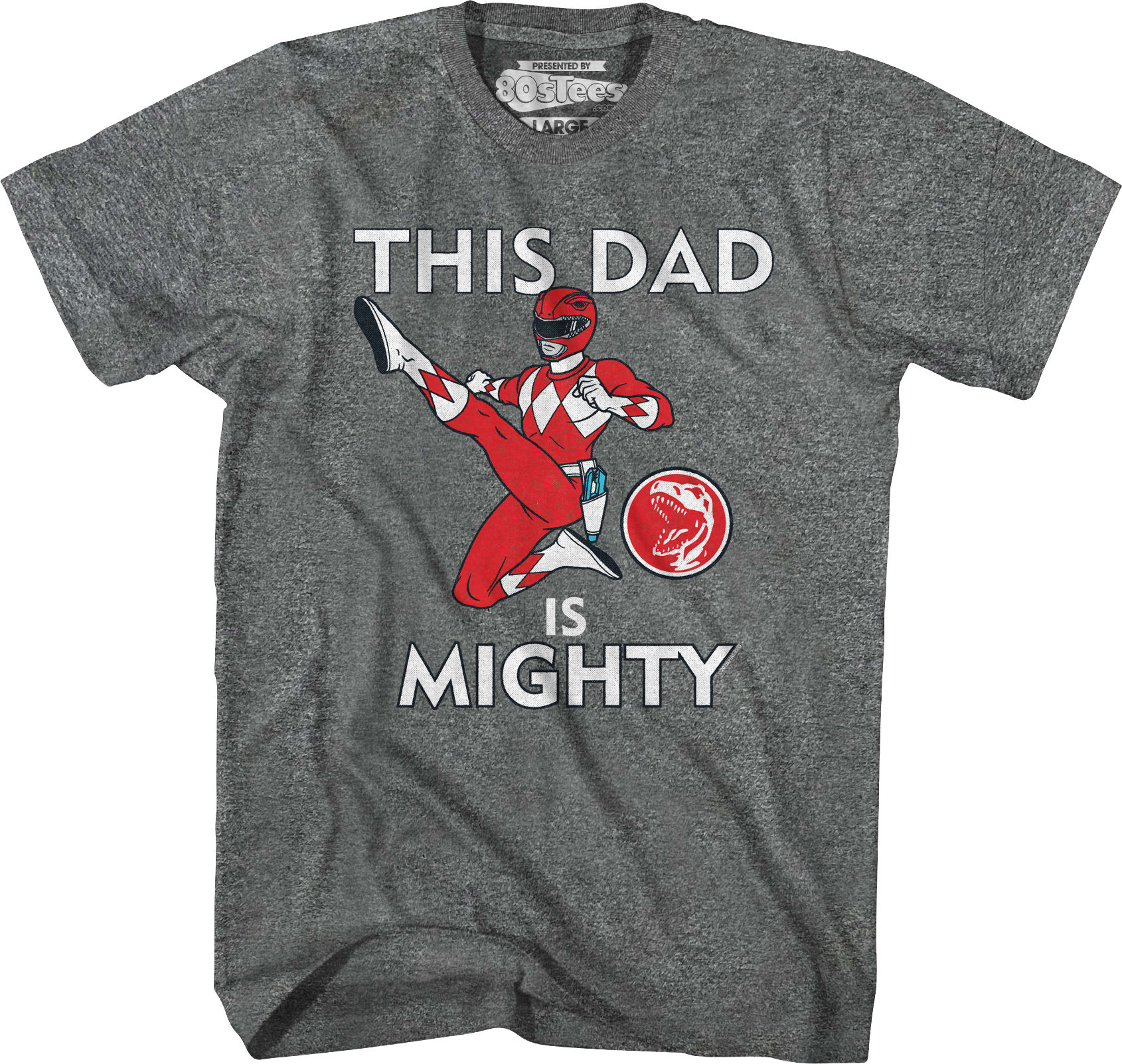 Red Ranger This Dad Mighty Morphin Power Rangers T-Shirt Red Ranger This Dad Mighty Morphin Power Rangers T-Shirt