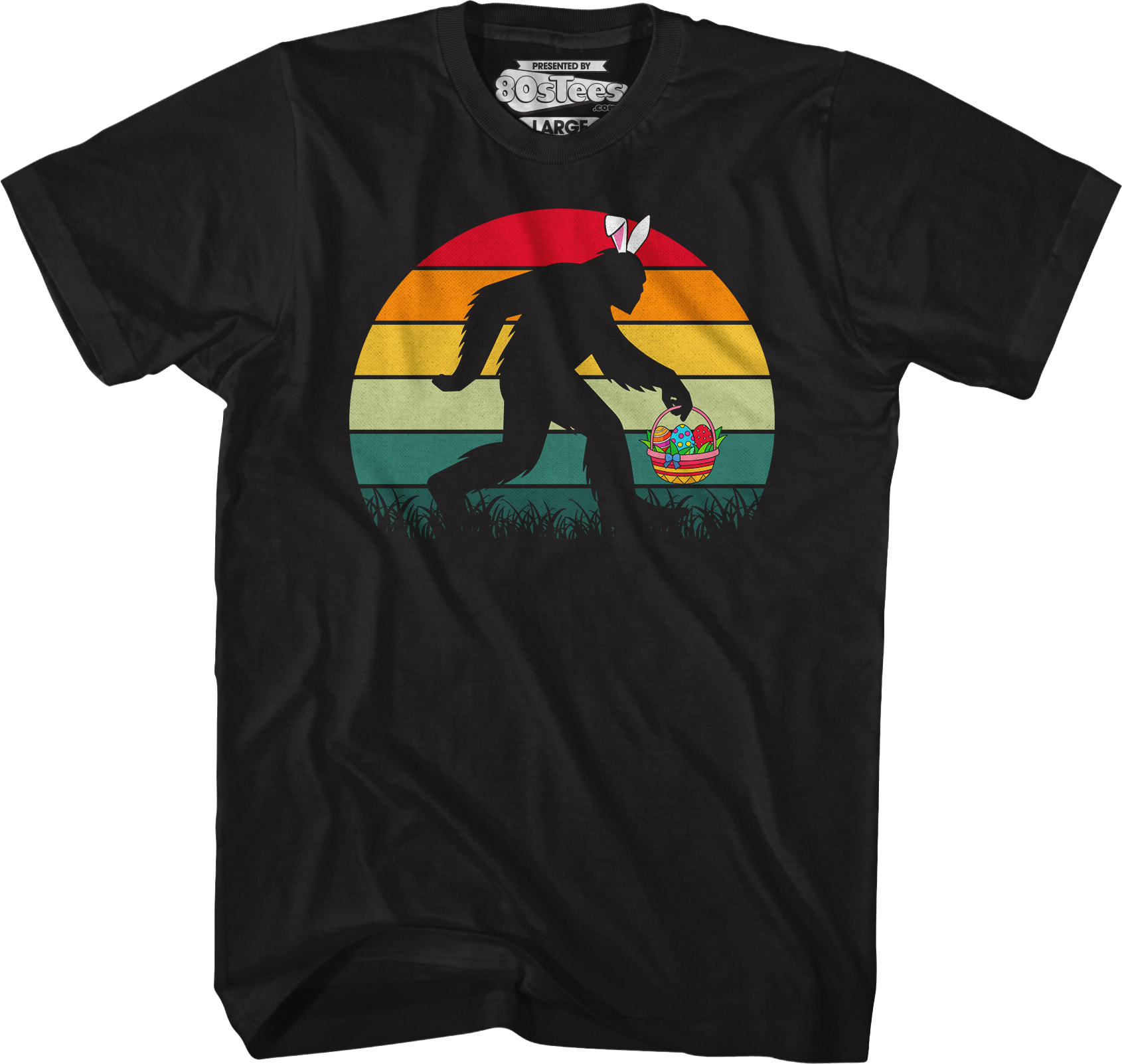Retro Easter Bigfoot T-Shirt