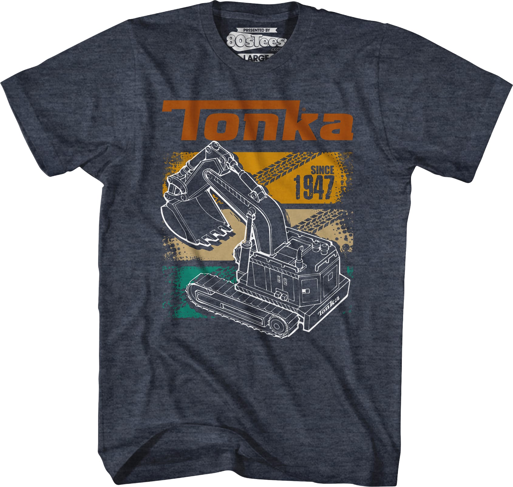 Retro Digger Track Panels Tonka T-Shirt