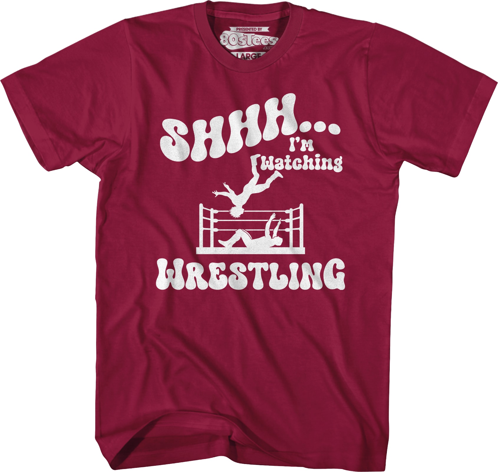 Shhh...I'm Watching Wrestling T-Shirt Shhh...I'm Watching Wrestling T-Shirt