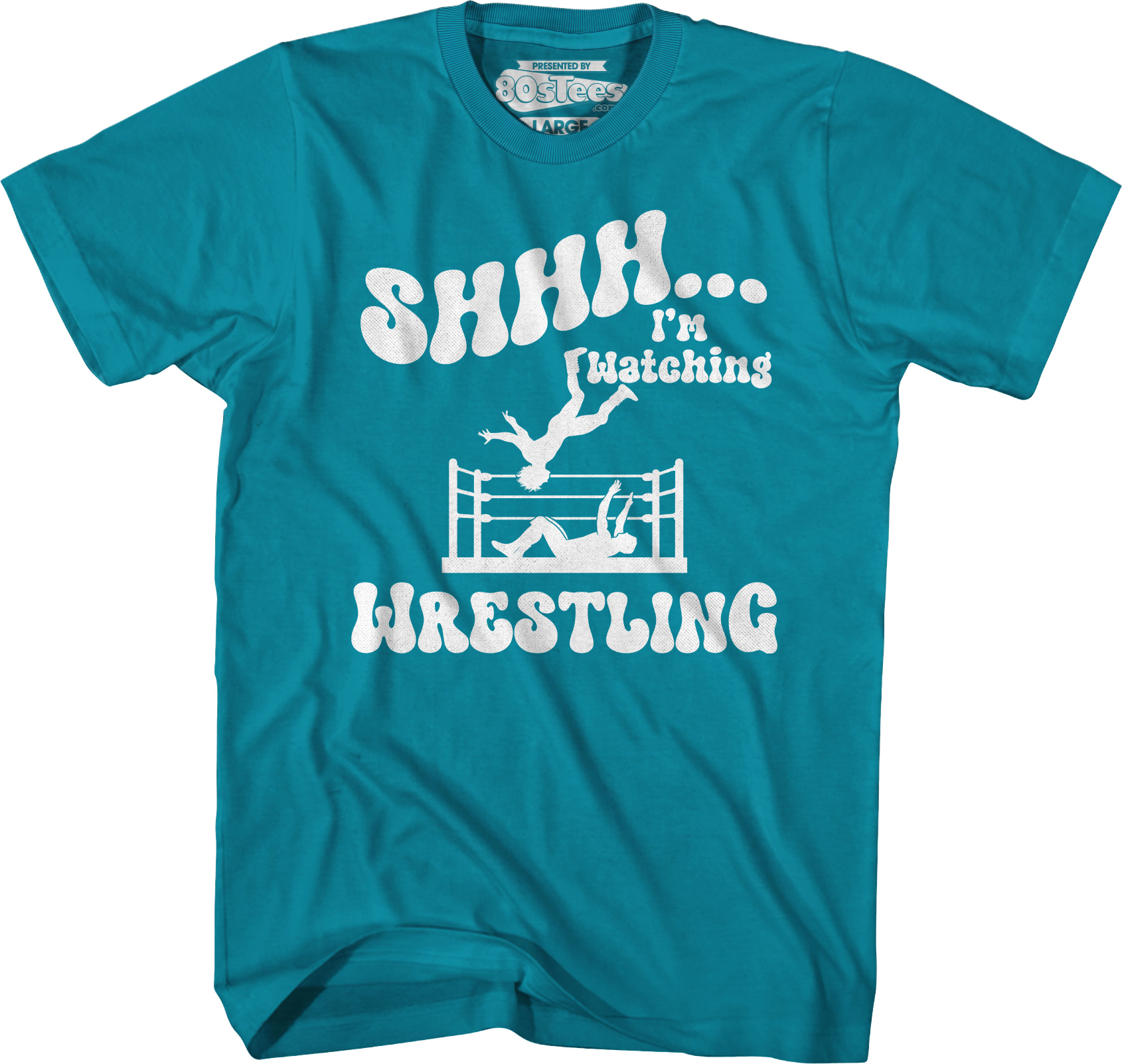 Shhh...I'm Watching Wrestling T-Shirt Shhh...I'm Watching Wrestling T-Shirt