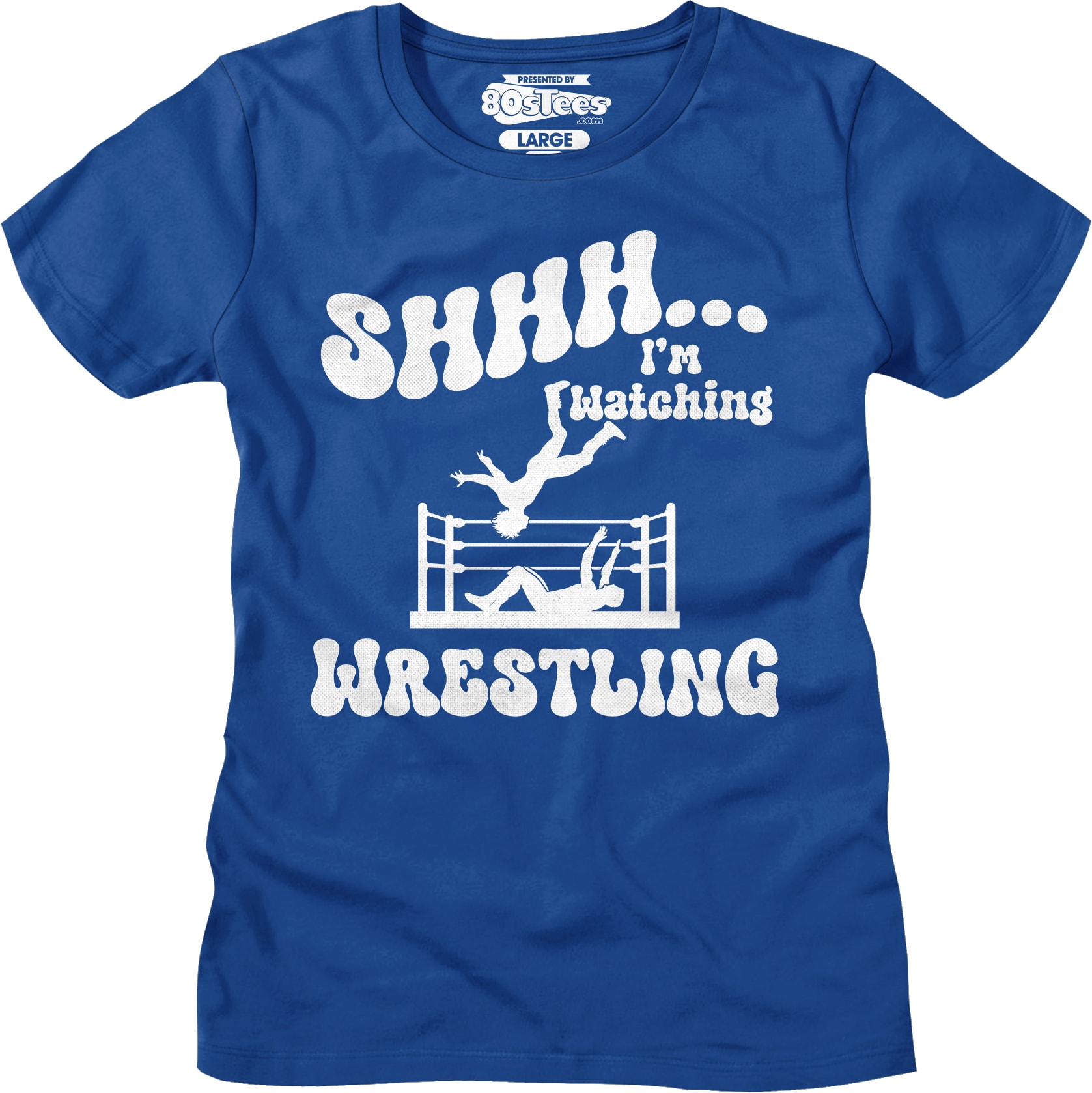 Shhh...I'm Watching Wrestling T-Shirt Shhh...I'm Watching Wrestling T-Shirt
