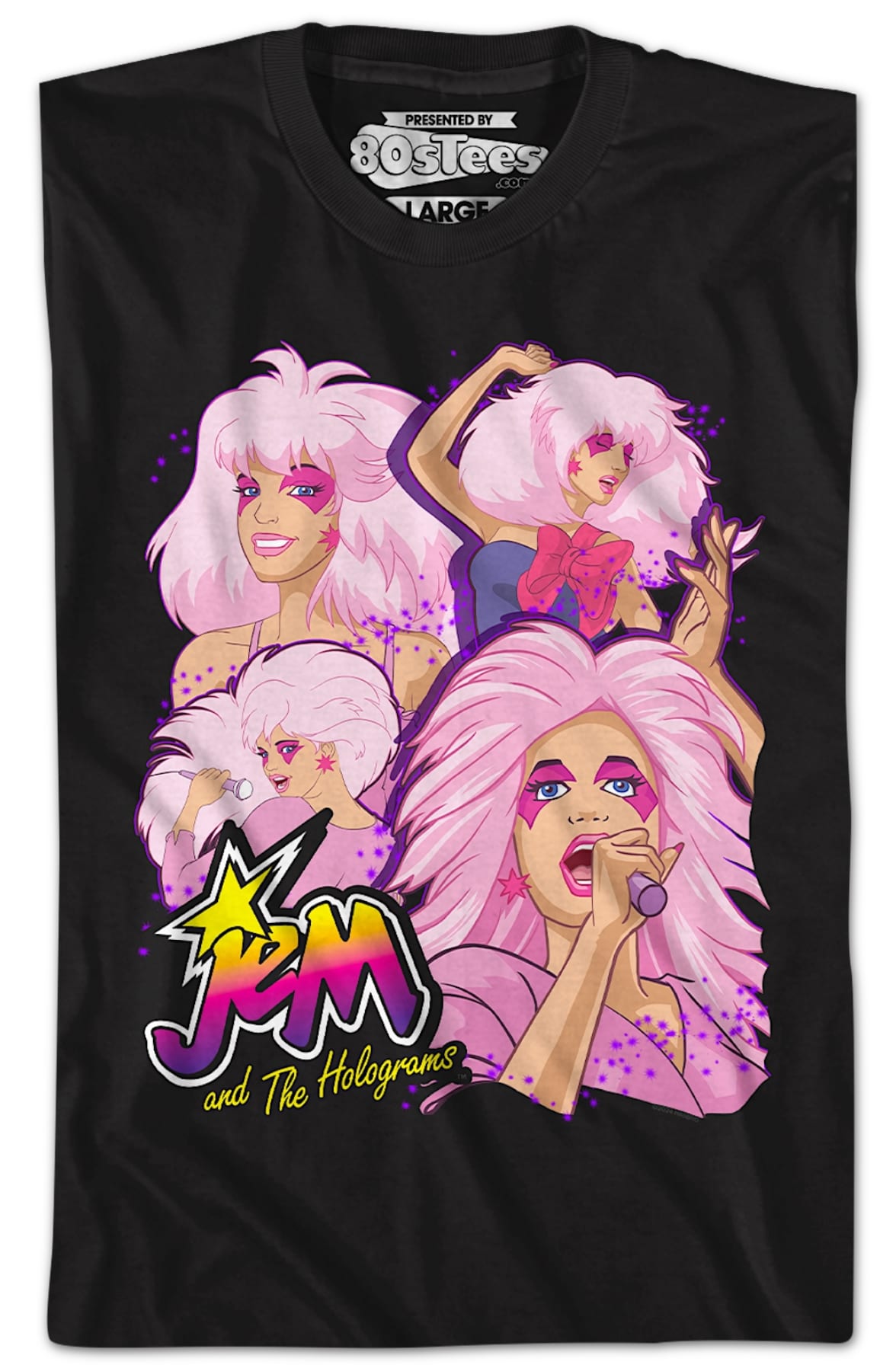 Singer Collage Jem And The Holograms T-Shirt