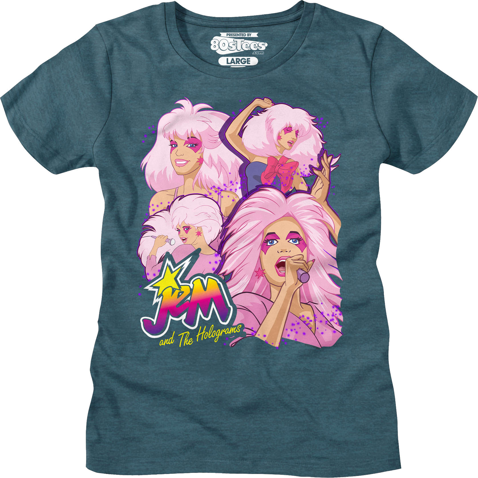 Singer Collage Jem And The Holograms T-Shirt