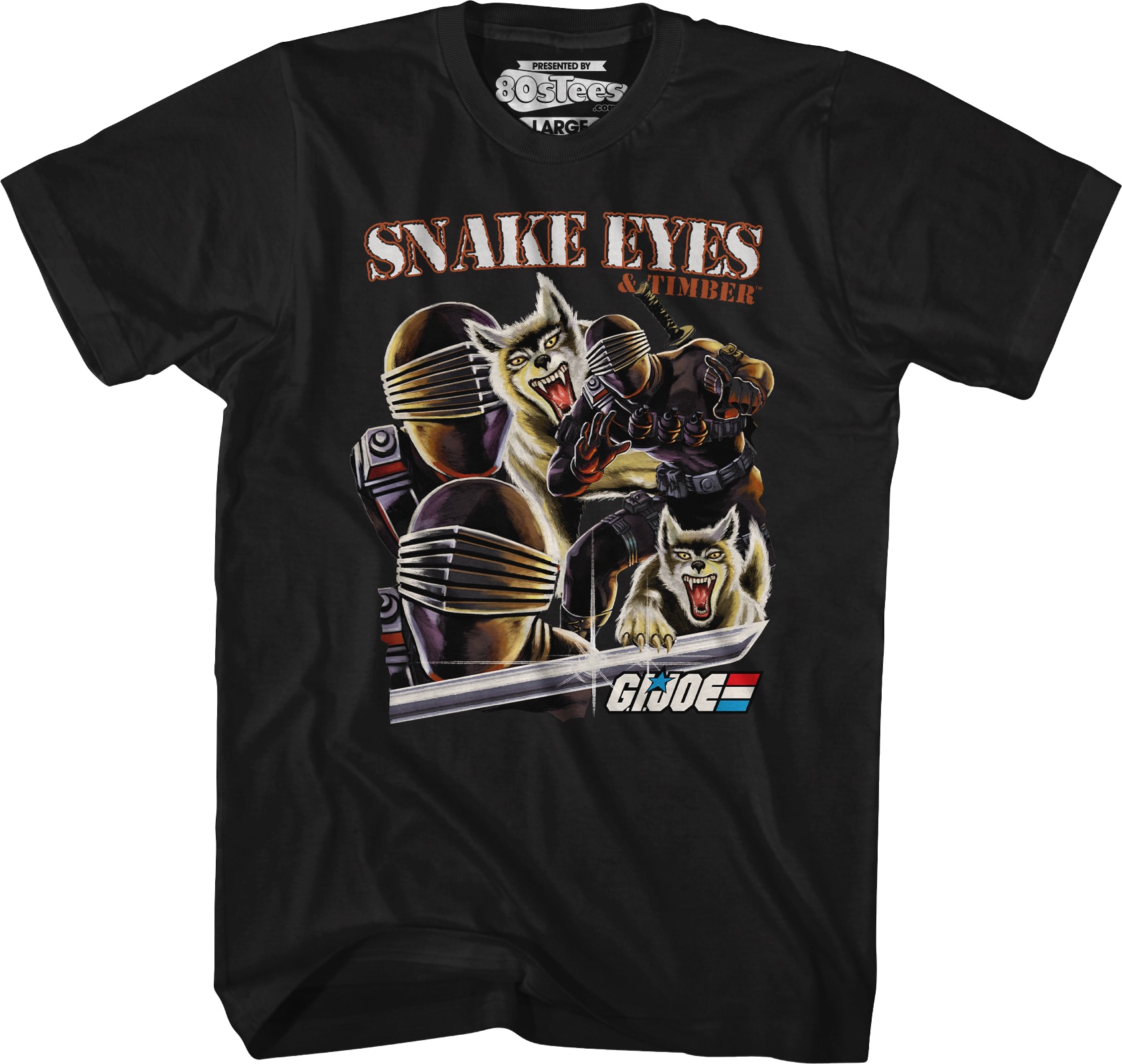 Snake Eyes & Timber Collage GI Joe T-Shirt