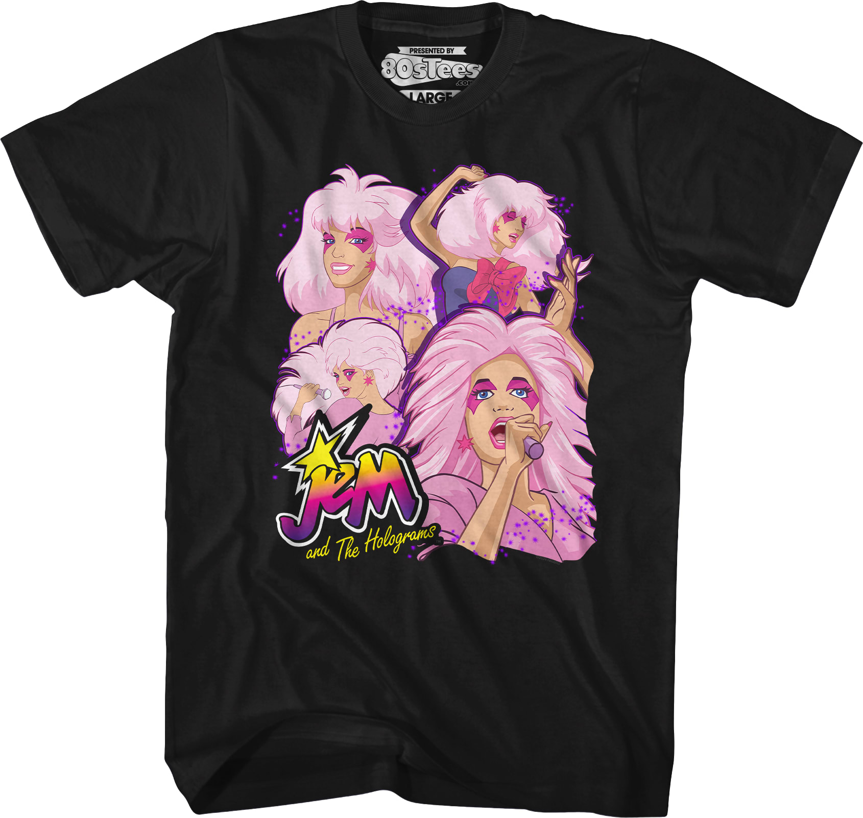 Singer Collage Jem And The Holograms T-Shirt