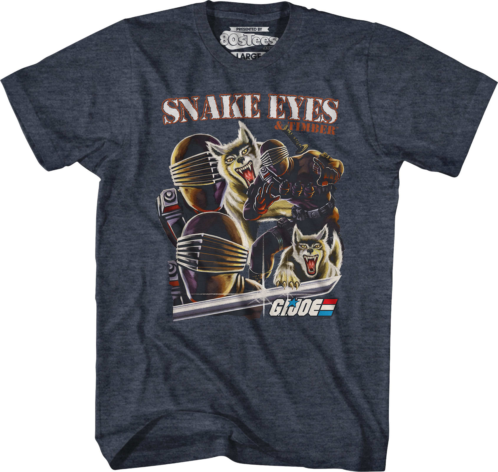 Snake Eyes & Timber Collage GI Joe T-Shirt Snake Eyes & Timber Collage GI Joe T-Shirt