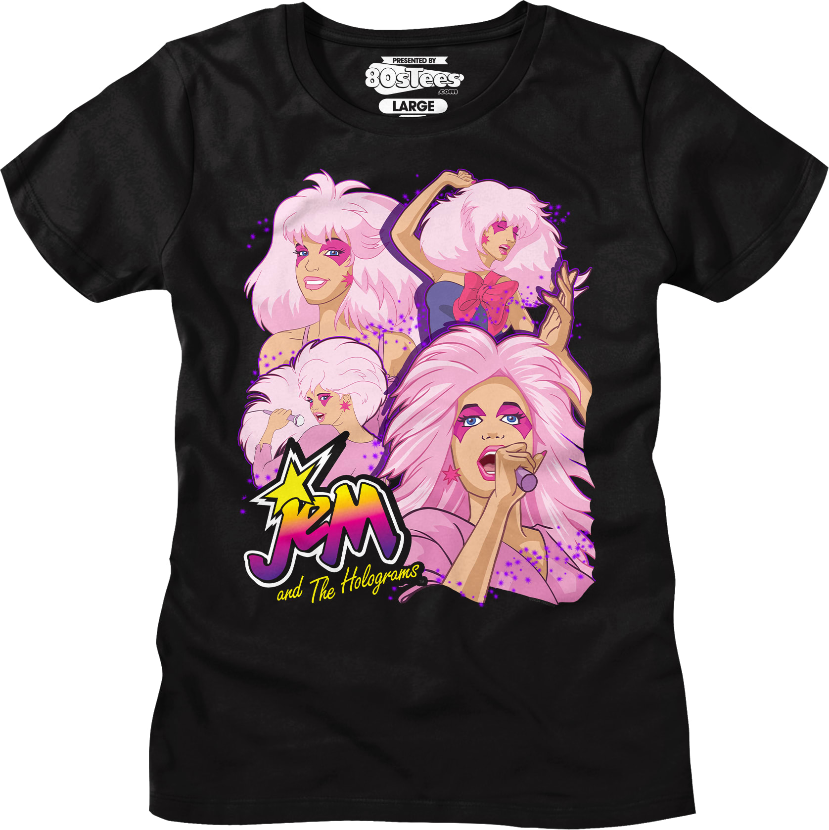Singer Collage Jem And The Holograms T-Shirt