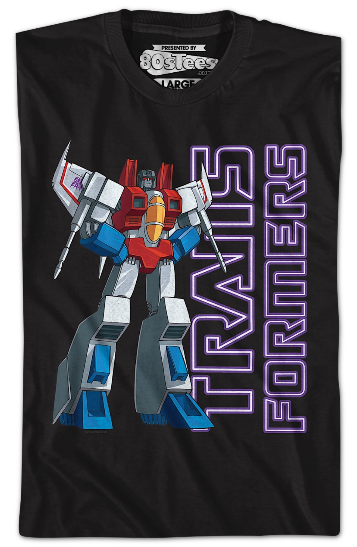 Starscream Air Commander Pose Transformers T-Shirt Starscream Air Commander Pose Transformers T-Shirt