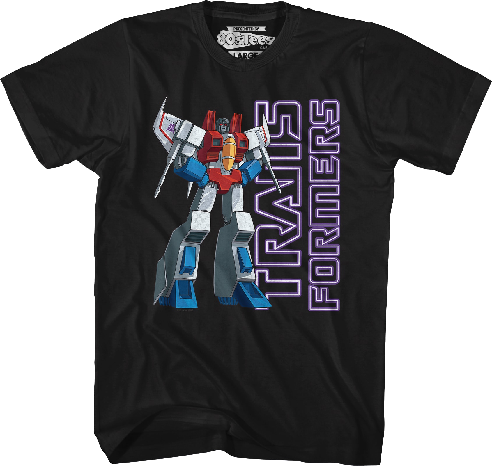 Starscream Air Commander Pose Transformers T-Shirt Starscream Air Commander Pose Transformers T-Shirt