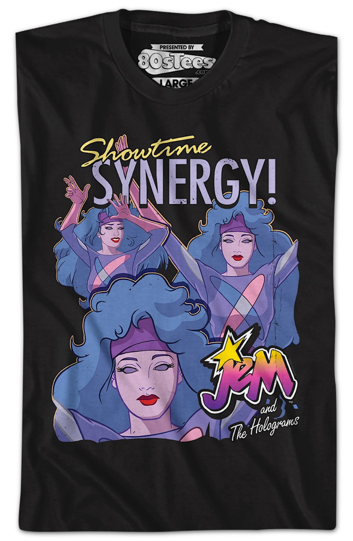 Syngergy Collage Jem And The Holograms T-Shirt Syngergy Collage Jem And The Holograms T-Shirt