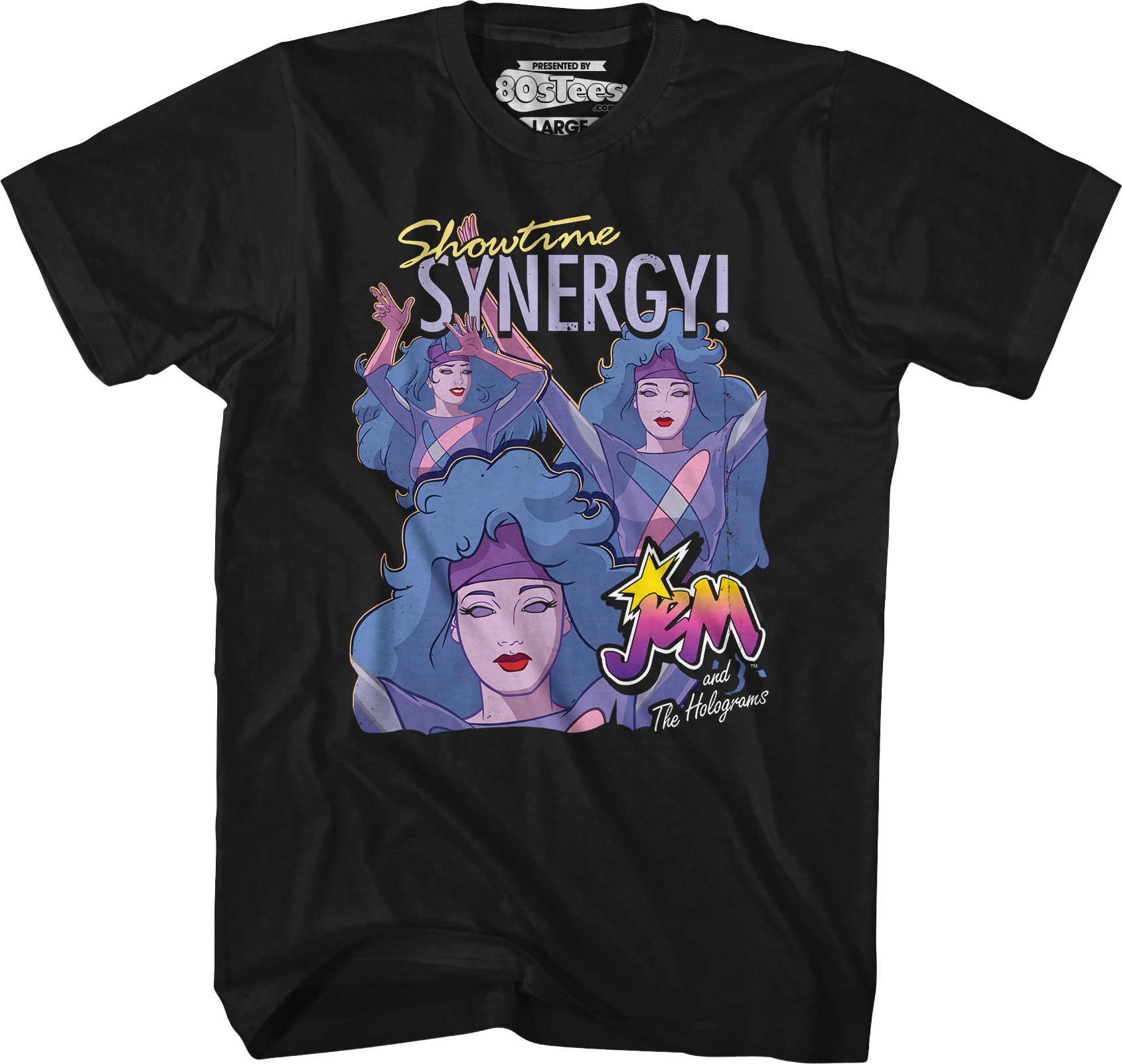 Syngergy Collage Jem And The Holograms T-Shirt Syngergy Collage Jem And The Holograms T-Shirt