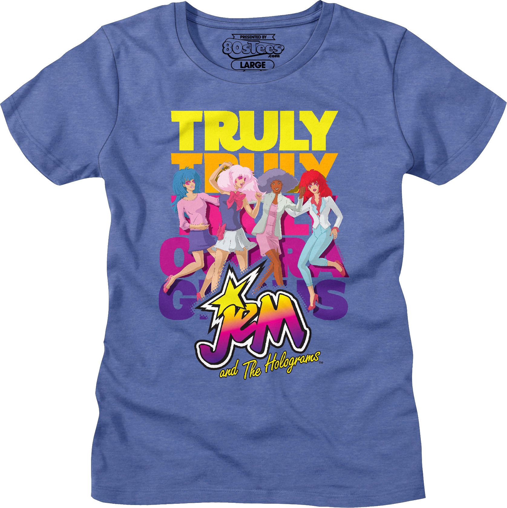 Truly Outrageous Group Pose Jem And The Holograms T-Shirt Truly Outrageous Group Pose Jem And The Holograms T-Shirt
