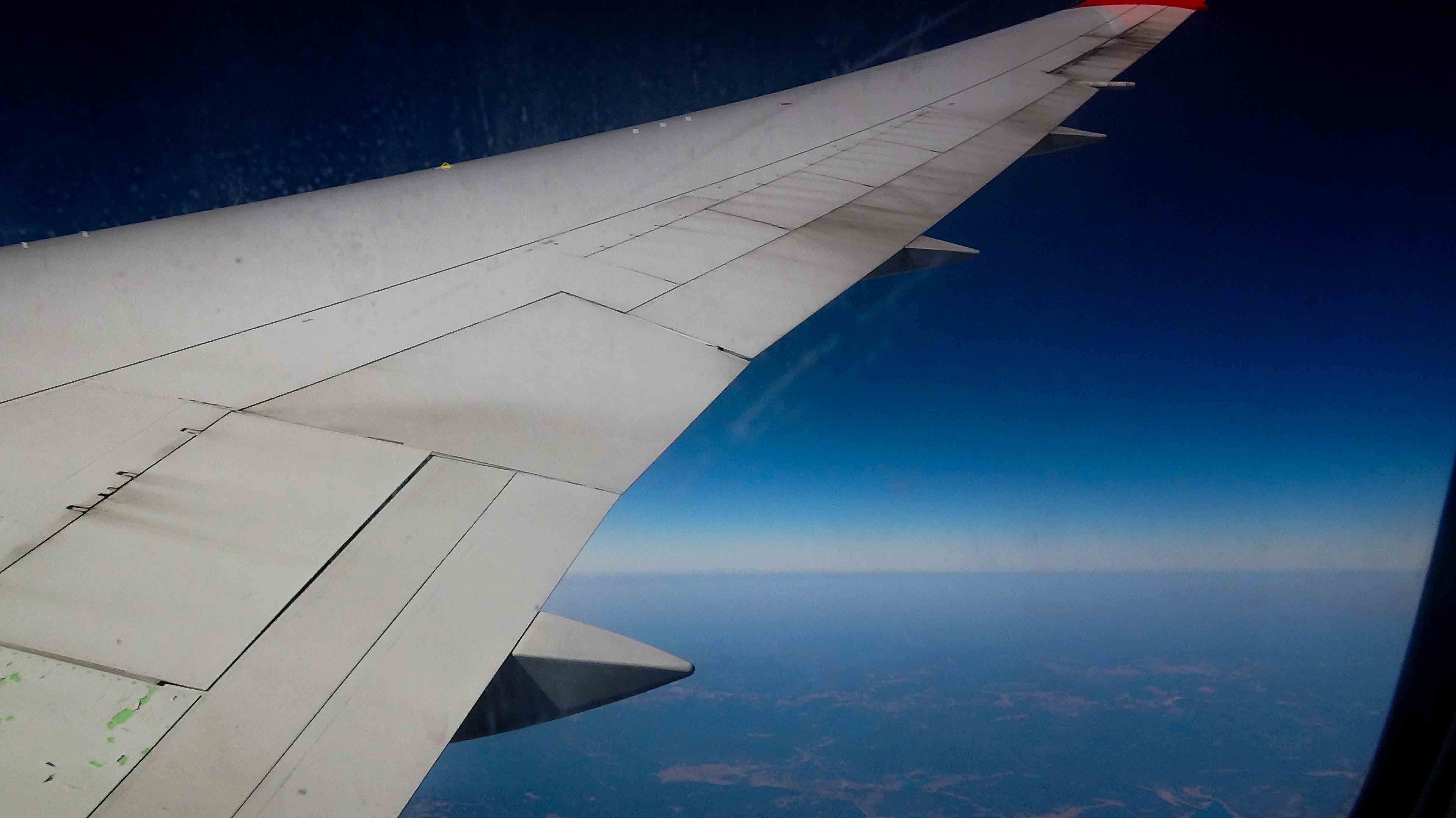 The sky from the plane