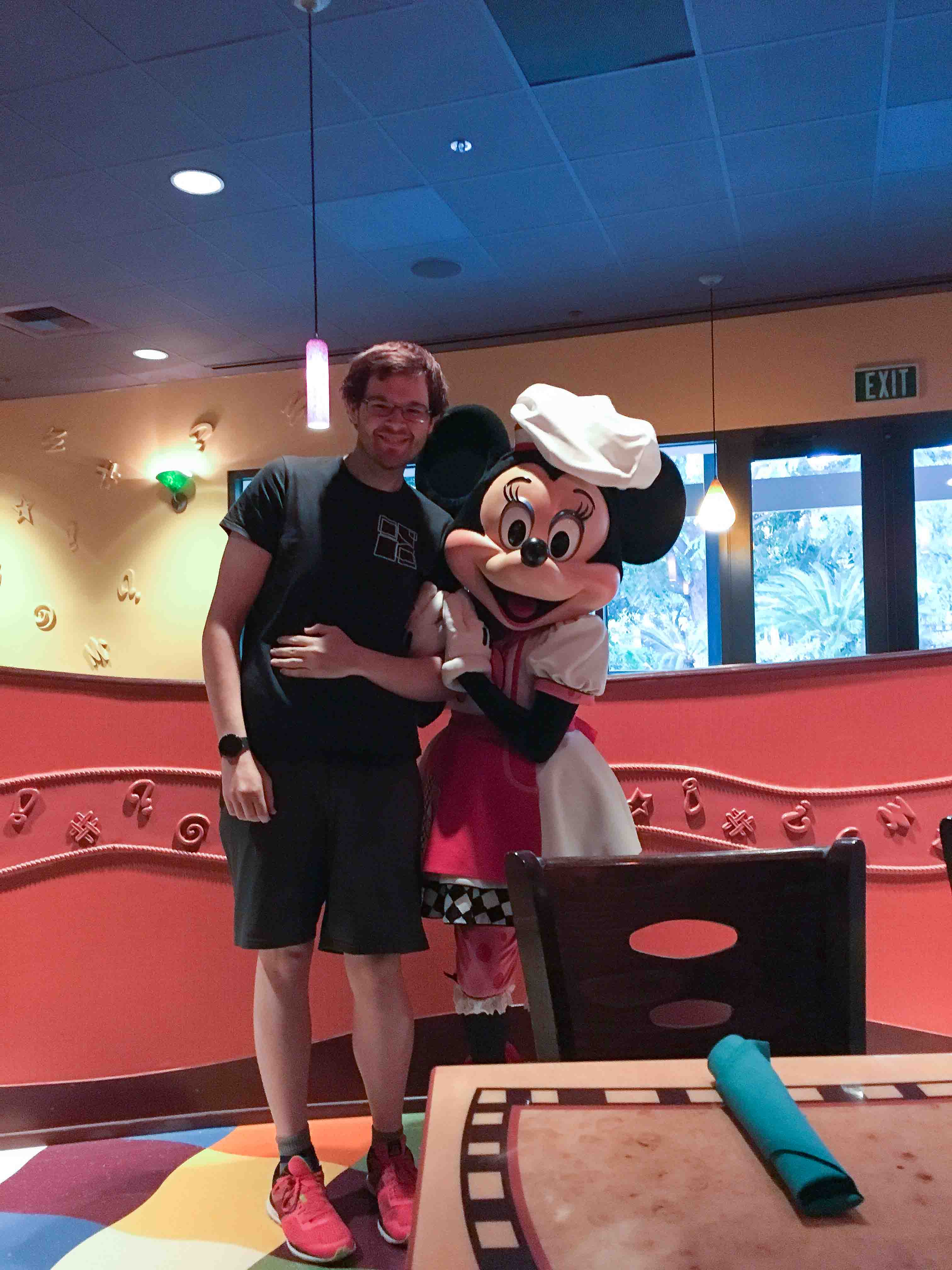 Donald and Minnie Mouse