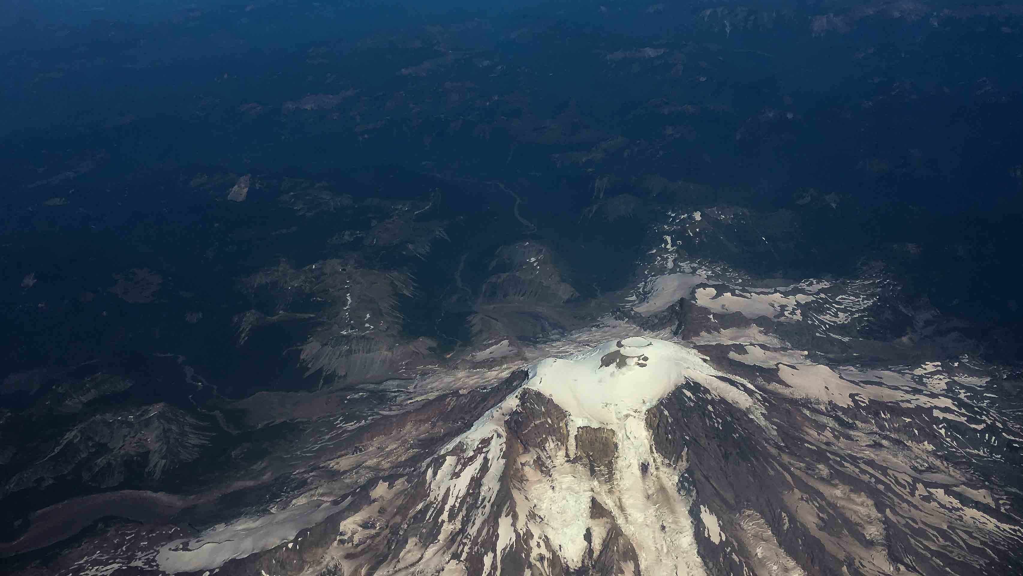 A mountain from the sky