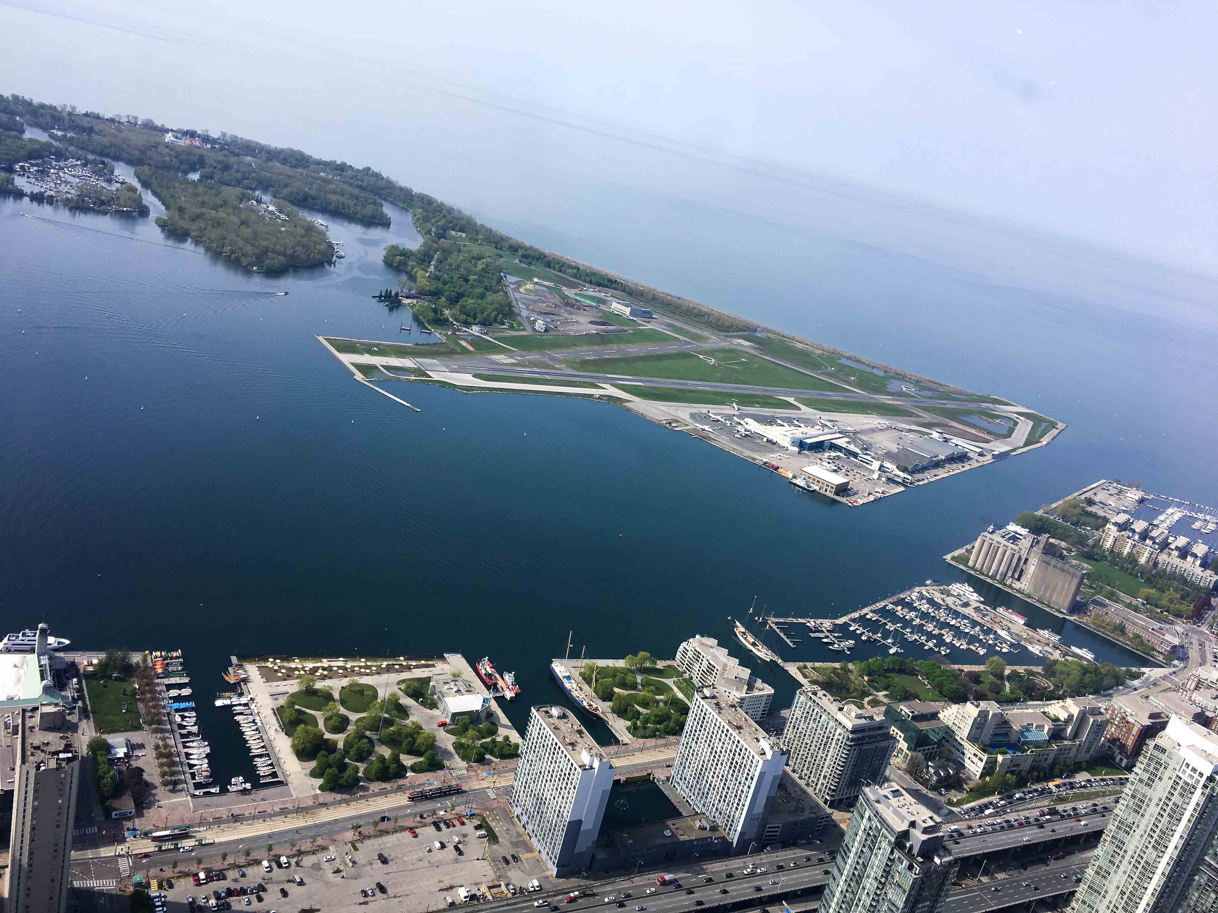 The view from The CN Tower