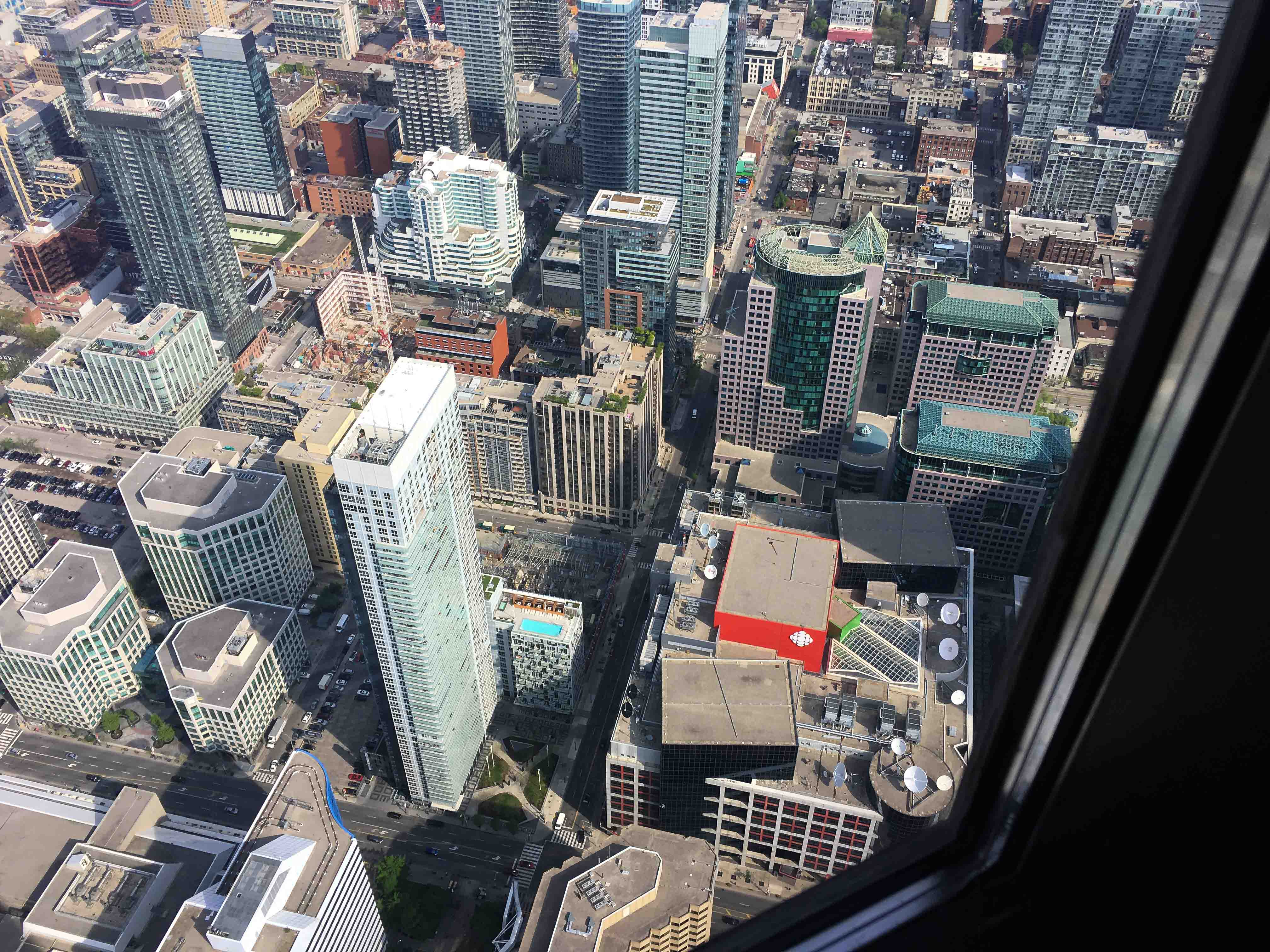 The view from The CN Tower