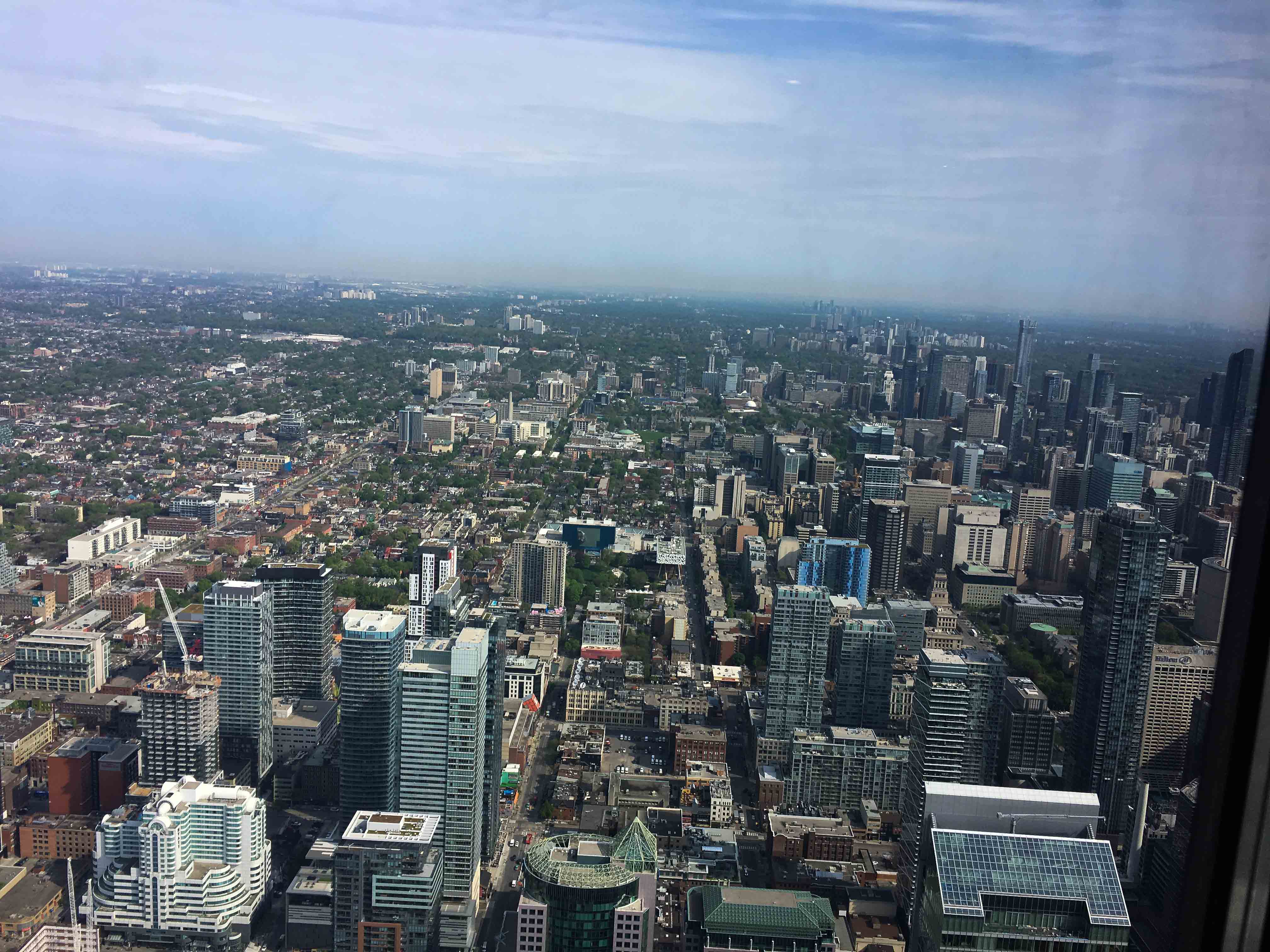 The view from The CN Tower