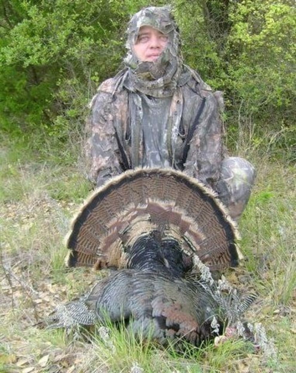 Philip with a turkey