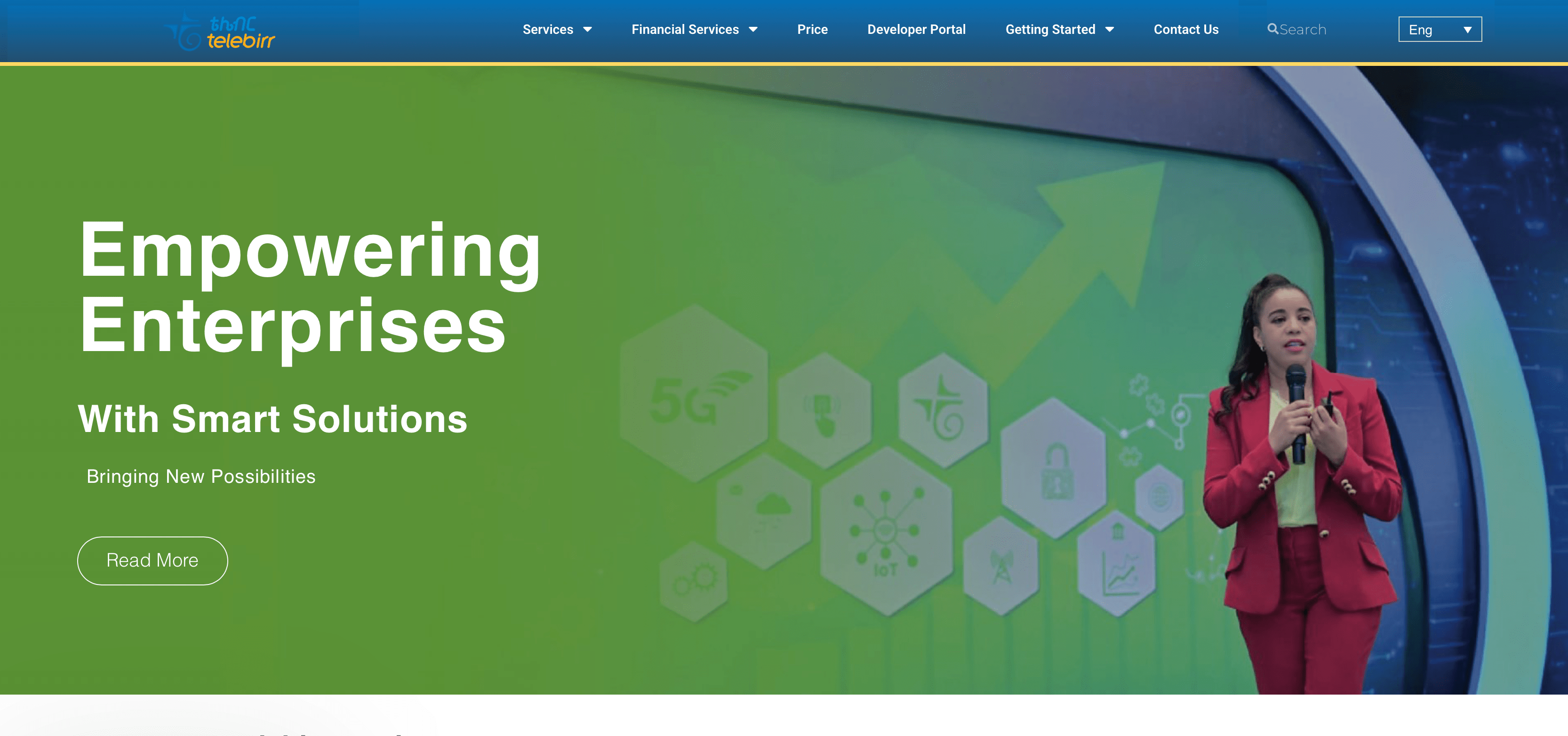 Telebirr app screenshot