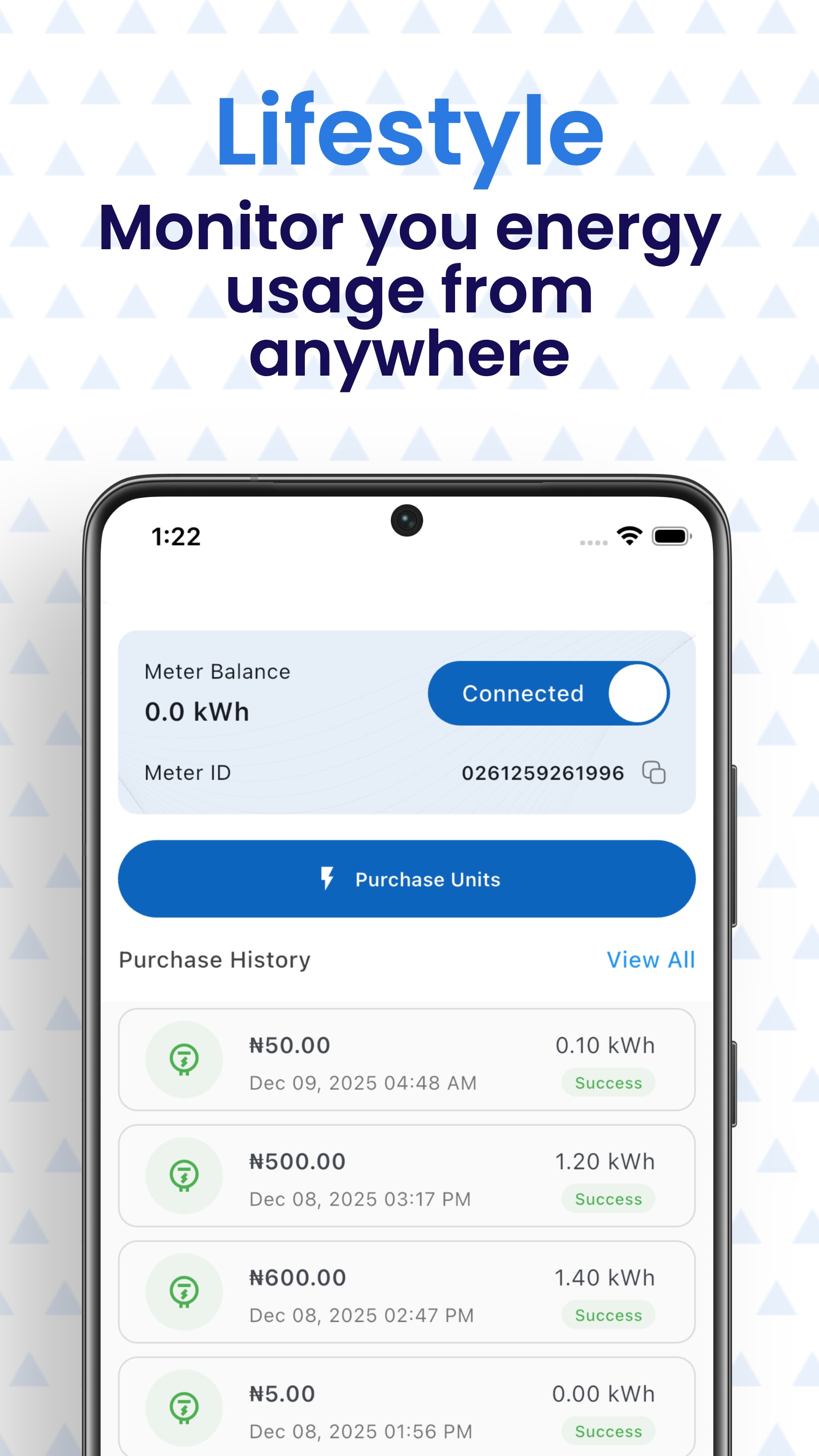Mobile App Interface