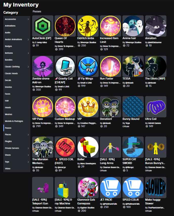 Steal a Brainrot  61M  Brookhaven RP  Faces Unlocked  Horse Upgrade  Inventory value 4832      78  Offsale items