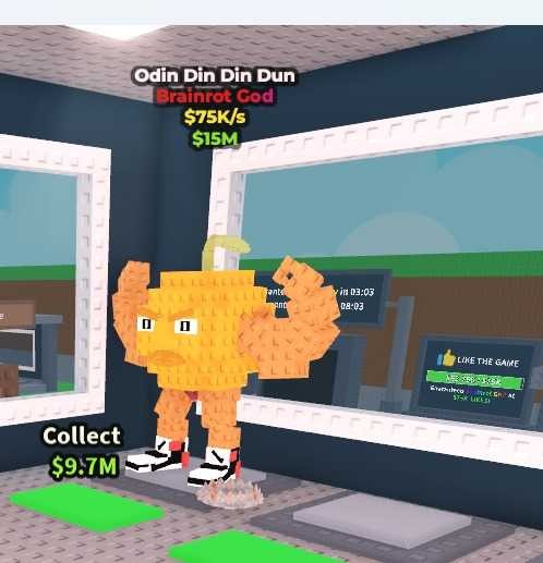 Steal a Brainrot3x Odin Din Din Dun – Brainrot GodInventory Email Changeable SAB