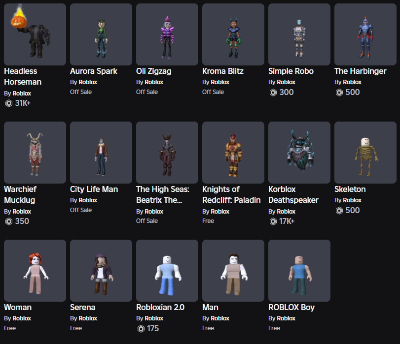 (RARE) 2018 | 250+ Offsale-Limited-Onsale | Headless Horseman + Korblox Deathspeaker   | 100K+ Robux Spent | Email Access | gamepasses and more