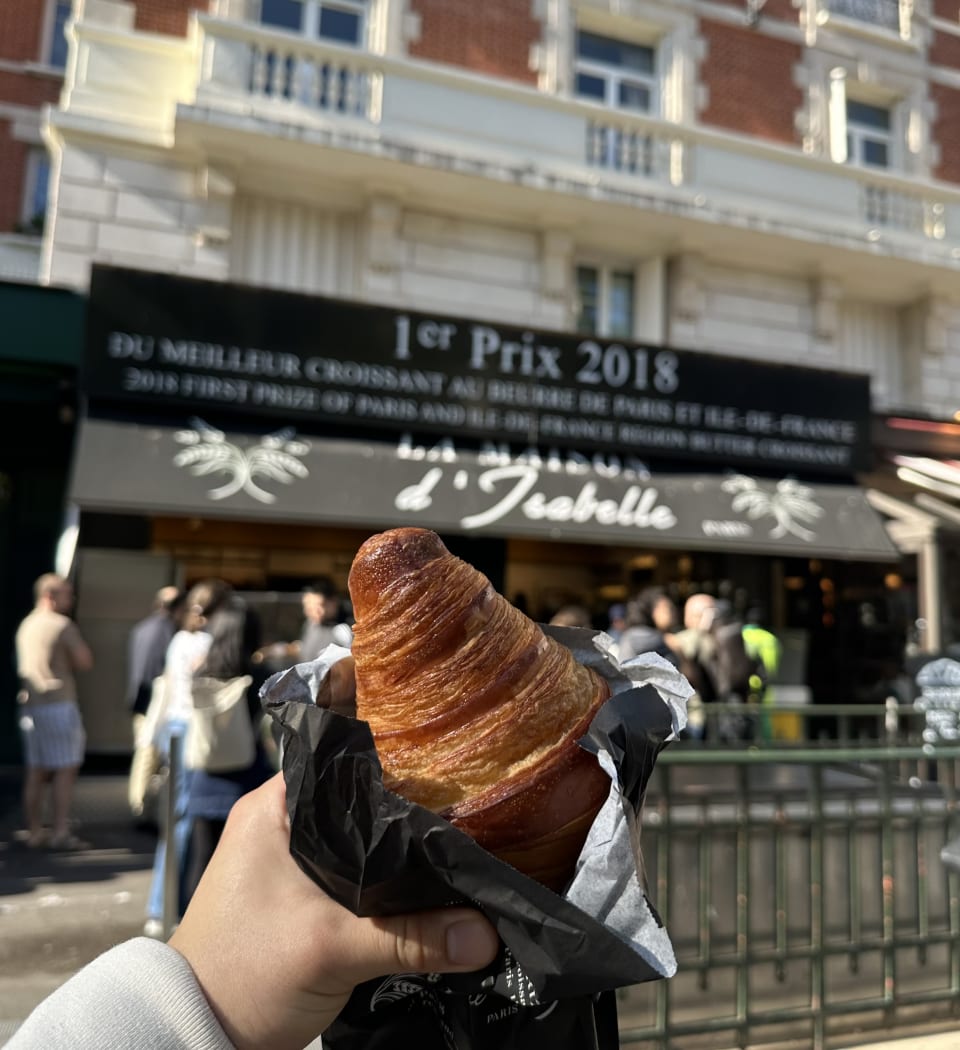 Croissant at Maison d'Isabelle