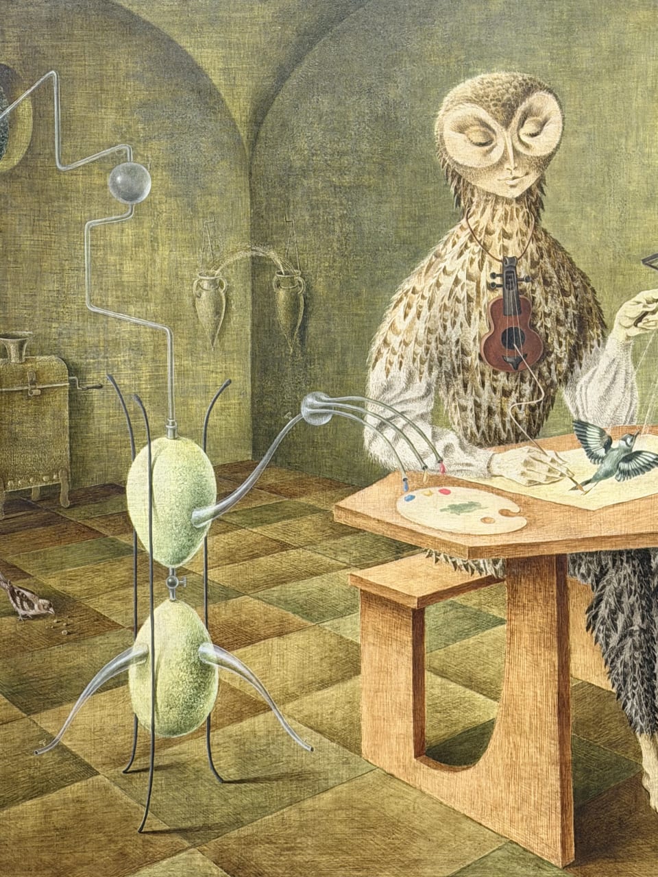 Creación de las aves (Creation of the Birds) by Remedios Varo at Museo de Arte Moderno