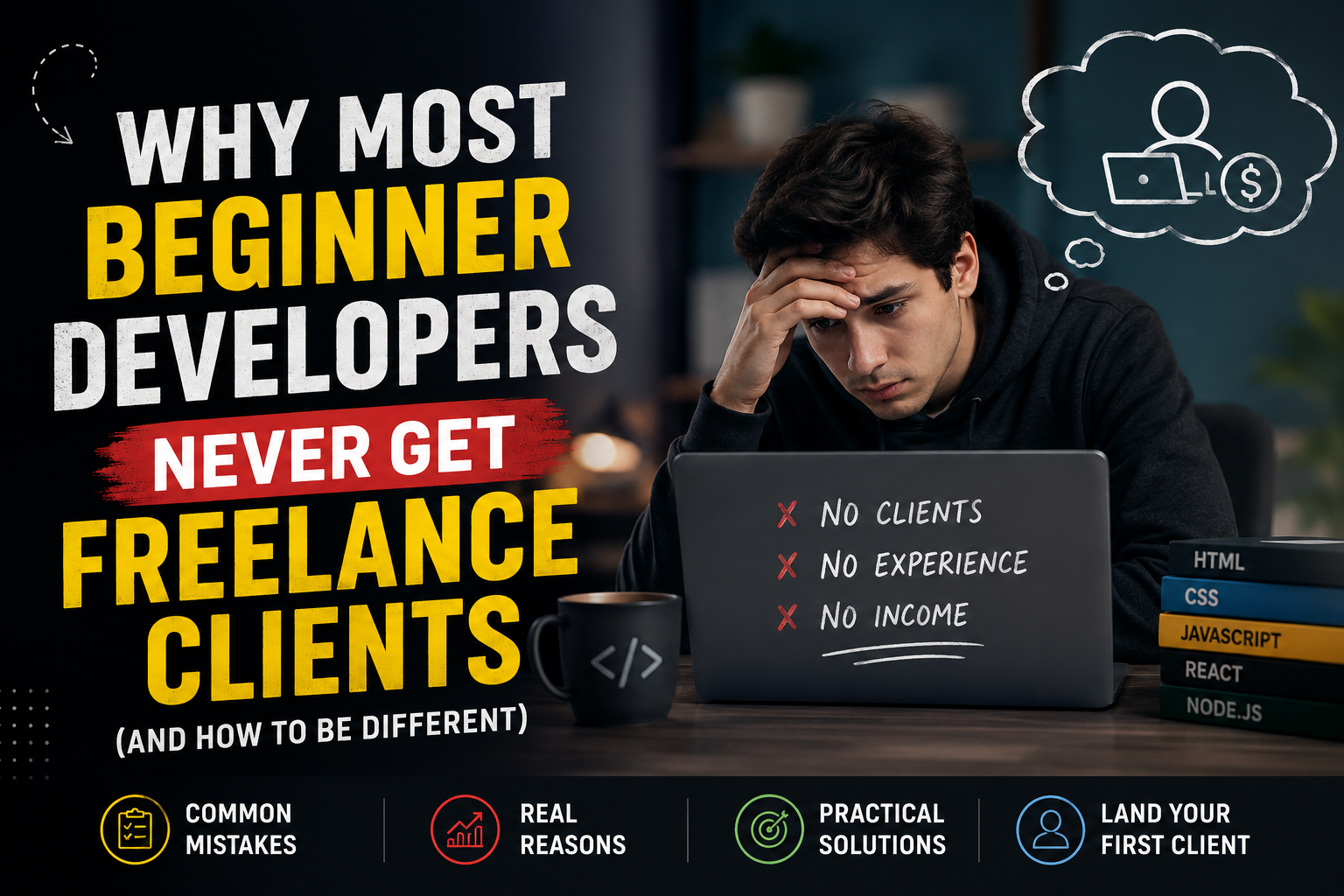 Why Most Beginner Developers Never Get Freelance Clients (And How to Be Different)