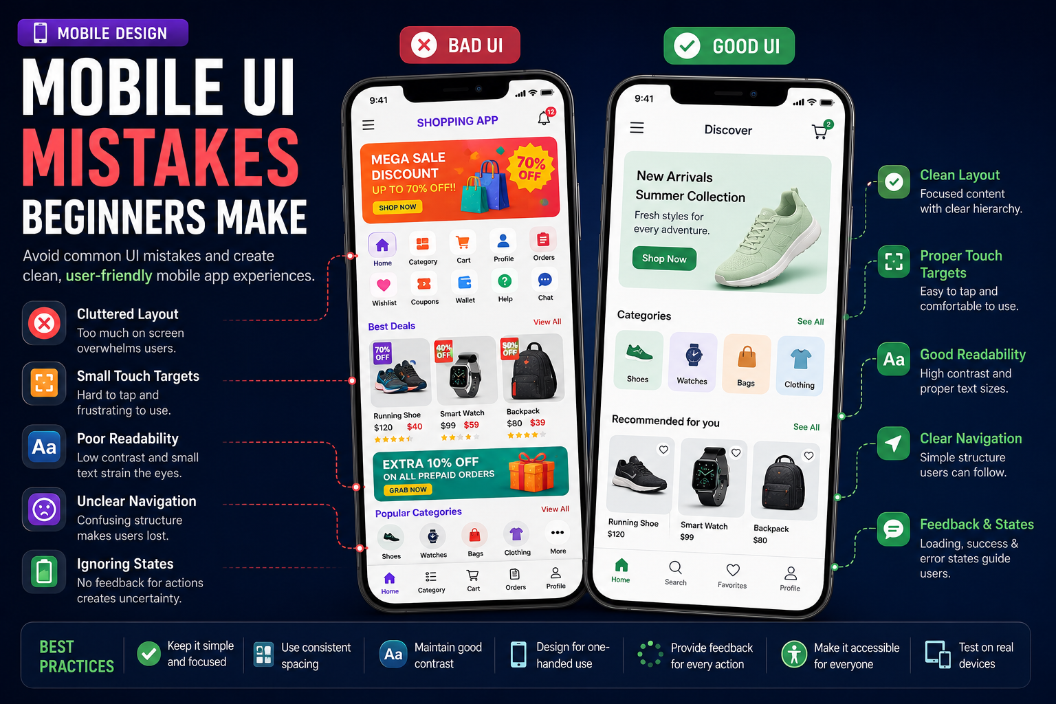 Mobile UI Mistakes Beginners Make