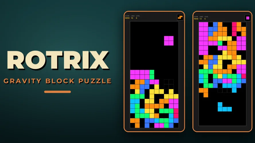 Rotrix: Gravity Block Puzzle screenshot 1