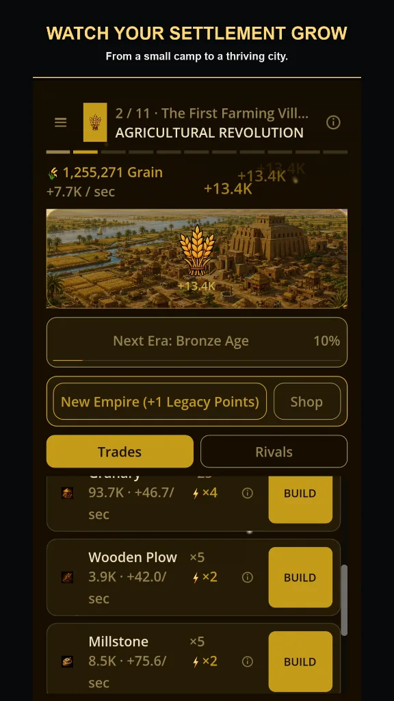 Screenshot 3 for Rise of Civilizations: Idle