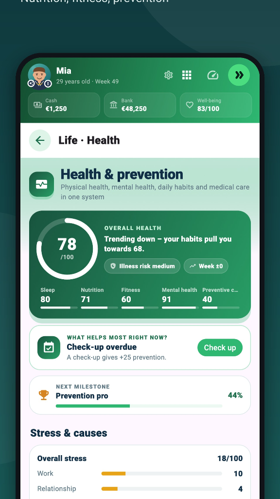 Screenshot 3 for ZeroLife - Life Simulator