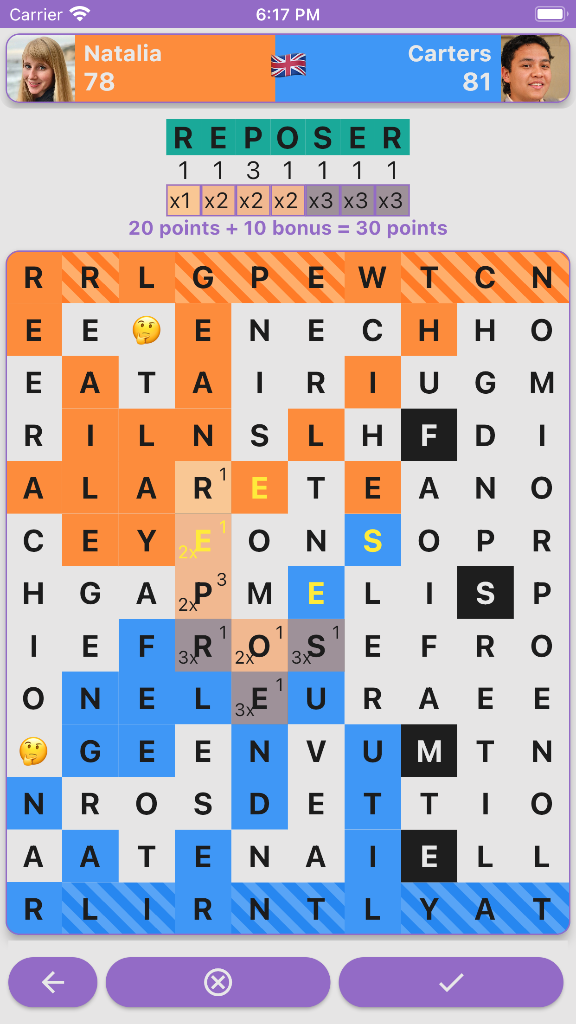 Screenshot 1 for LetterGrid