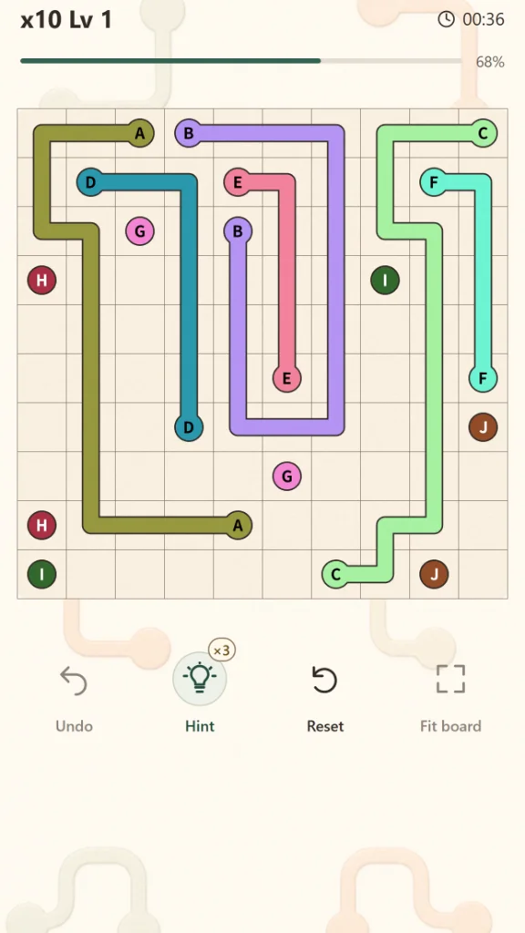 Screenshot 2 for Pastel Link Puzzle